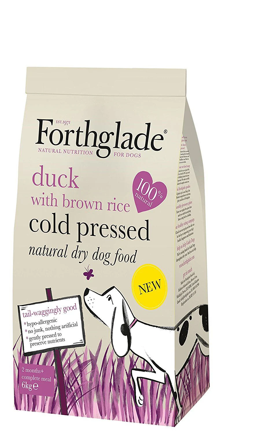 Forthglade Adult GF Cold Pressed Duck 6kg - Image 2