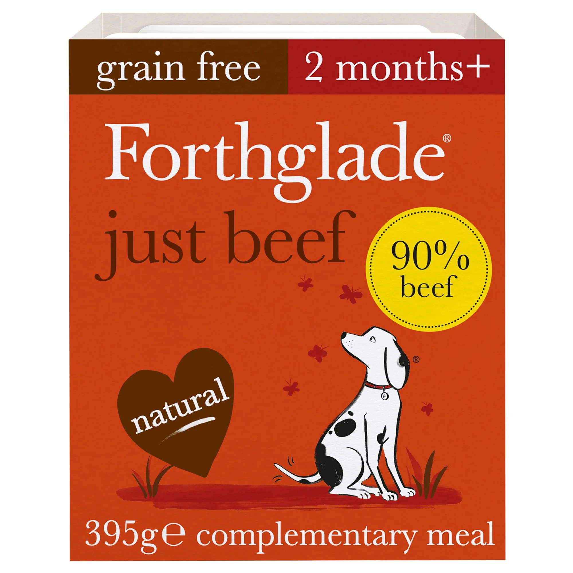 Forthglade Adult GF Just 90% Beef 395g - Image 2