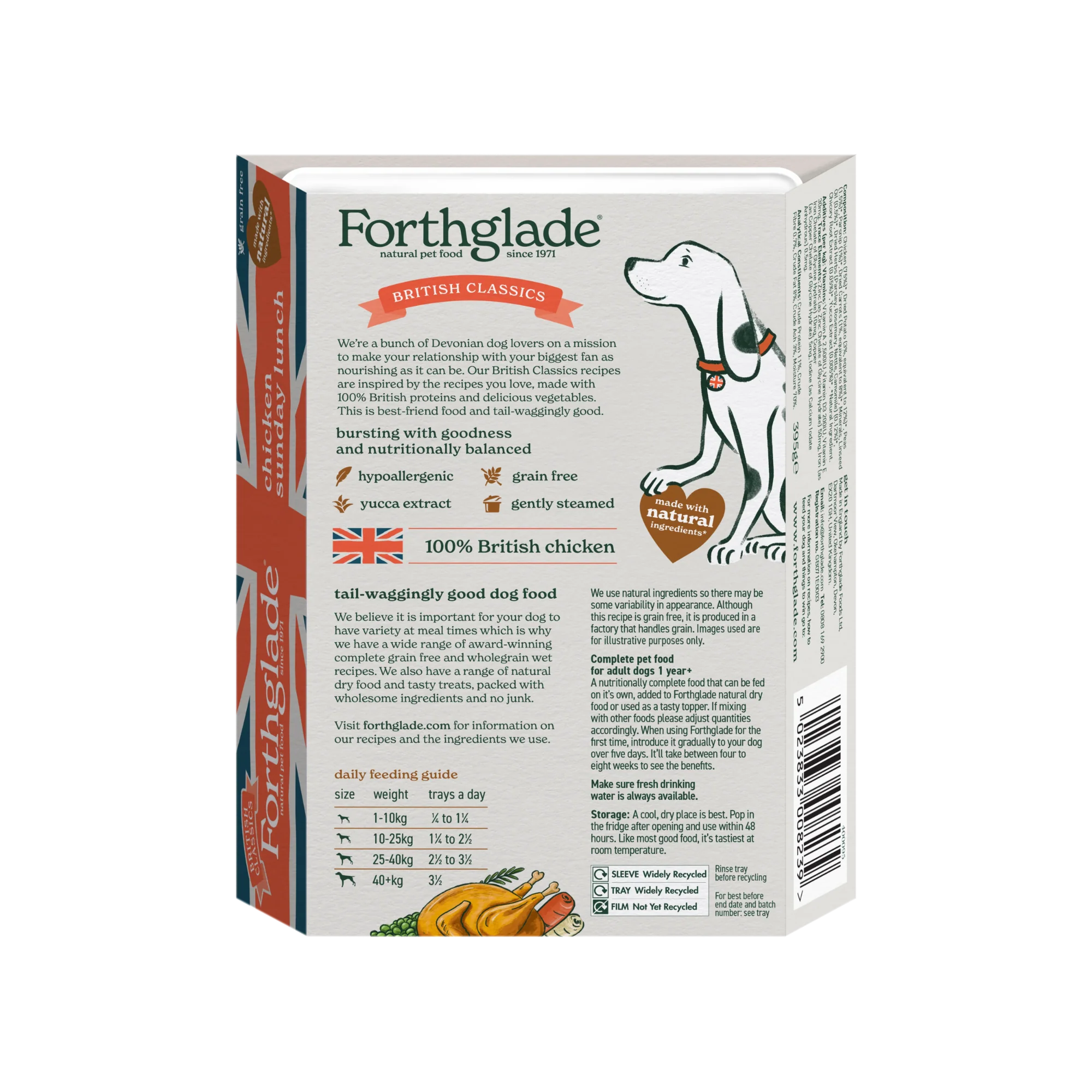 Forthglade Classics Chicken Sunday Lunch 395g - Image 2