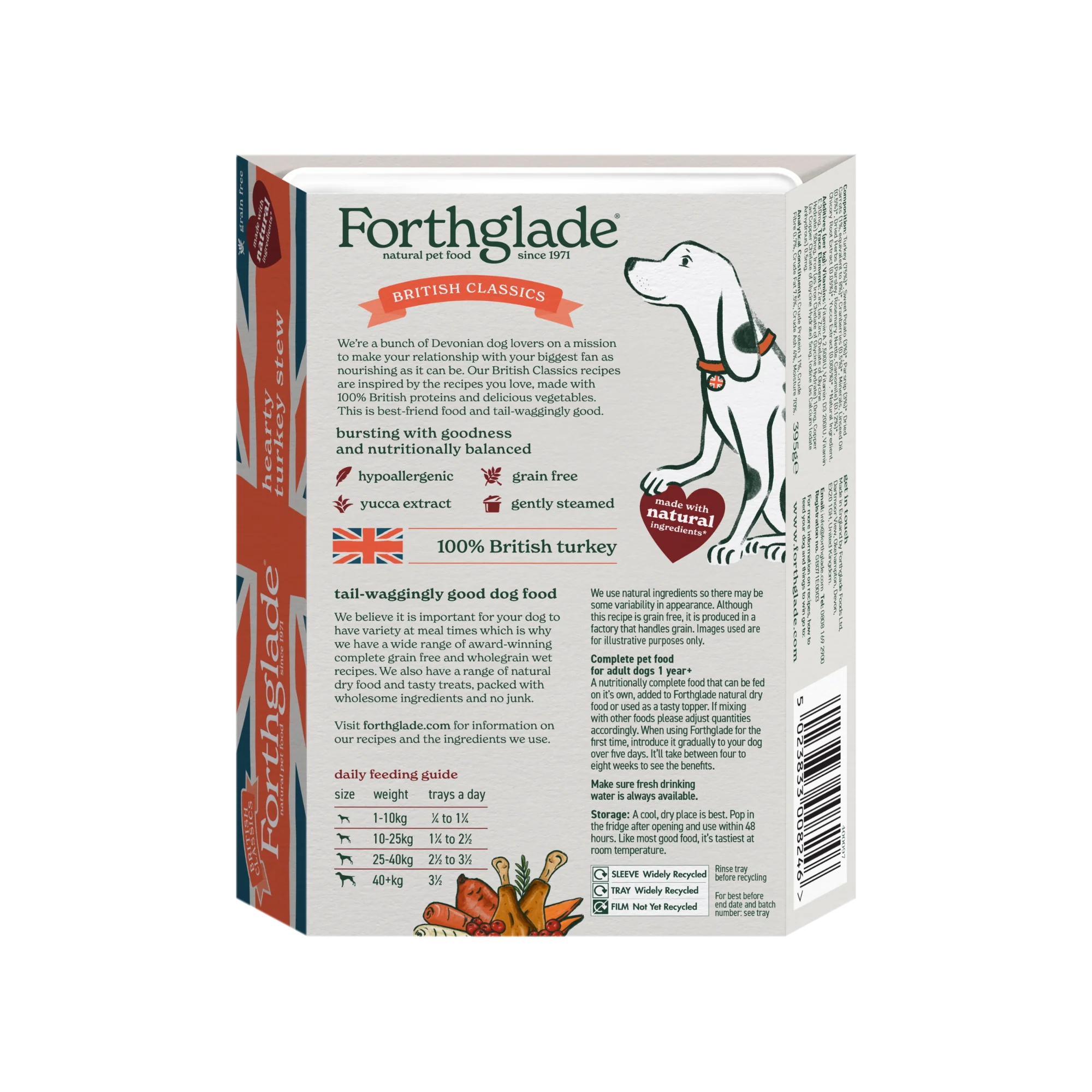 Forthglade Classics Hearty Turkey Stew 395g - Image 2