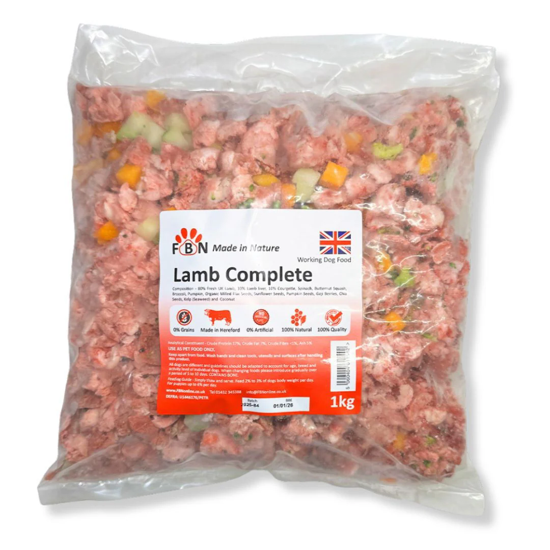 Fur Baby Nutrition Lamb Complete Frozen Dog Food  1kg - Image 2