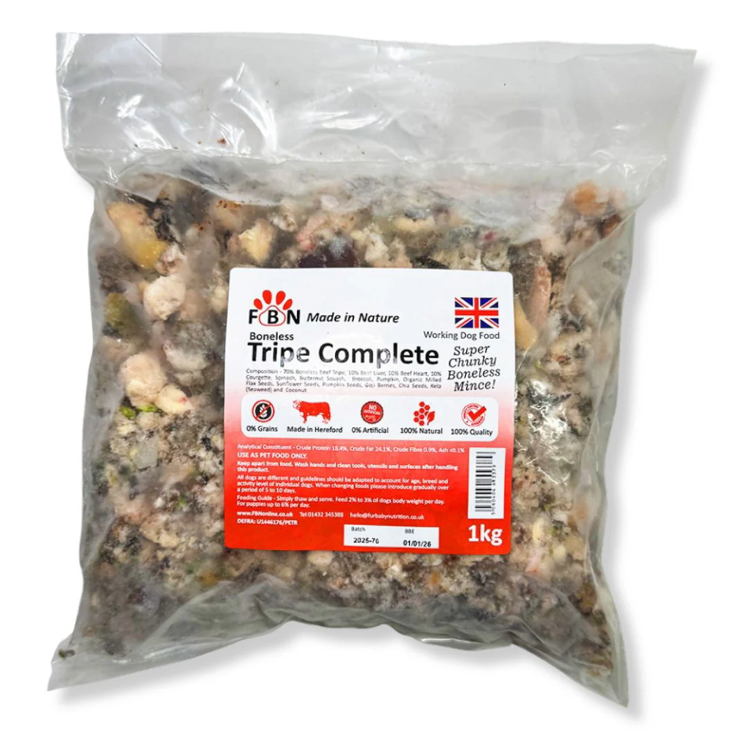 Fur Baby Nutrition Tripe Complete Frozen Dog Food 1kg - Image 2