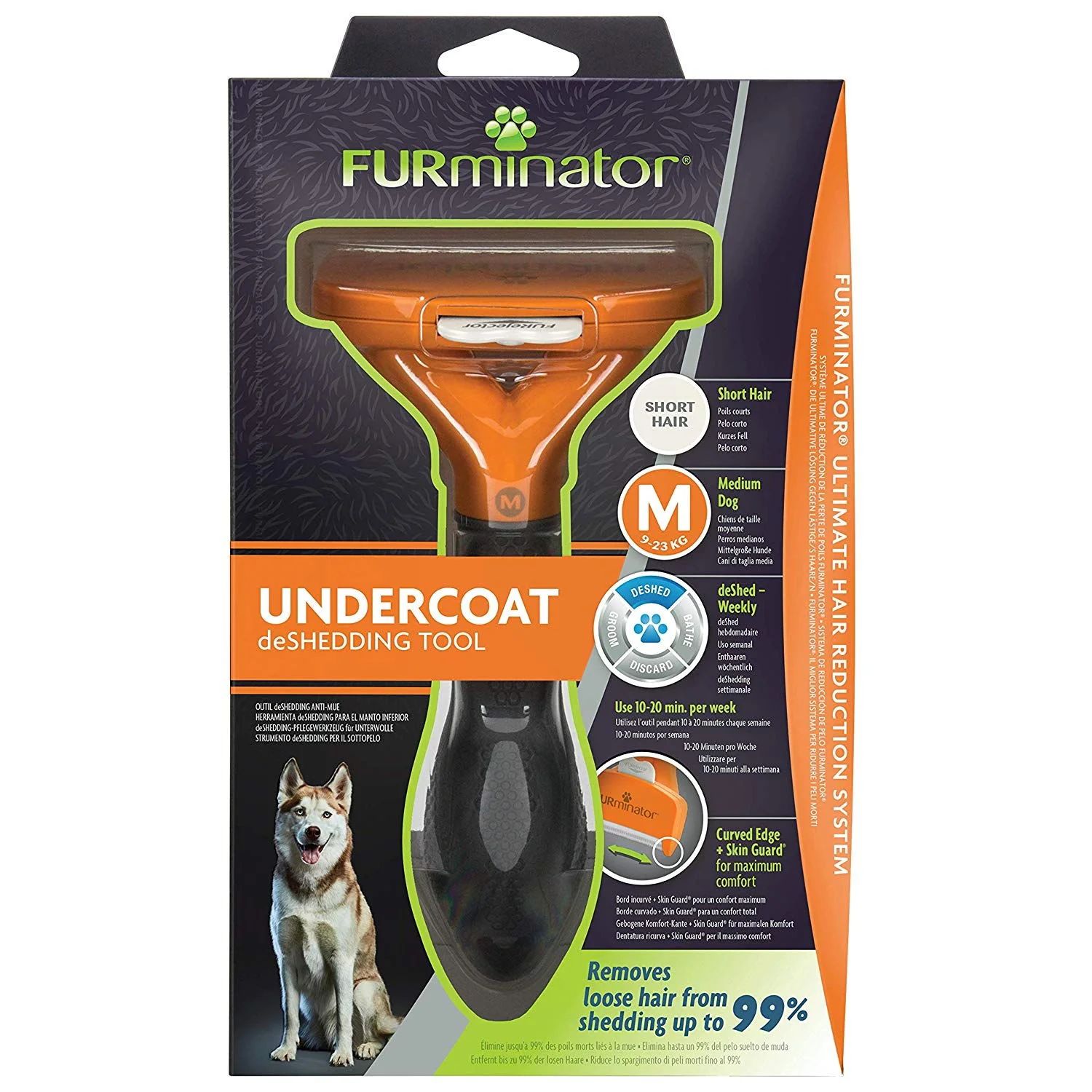 Furminator Deshedding Tool For Med Short Hair Dog