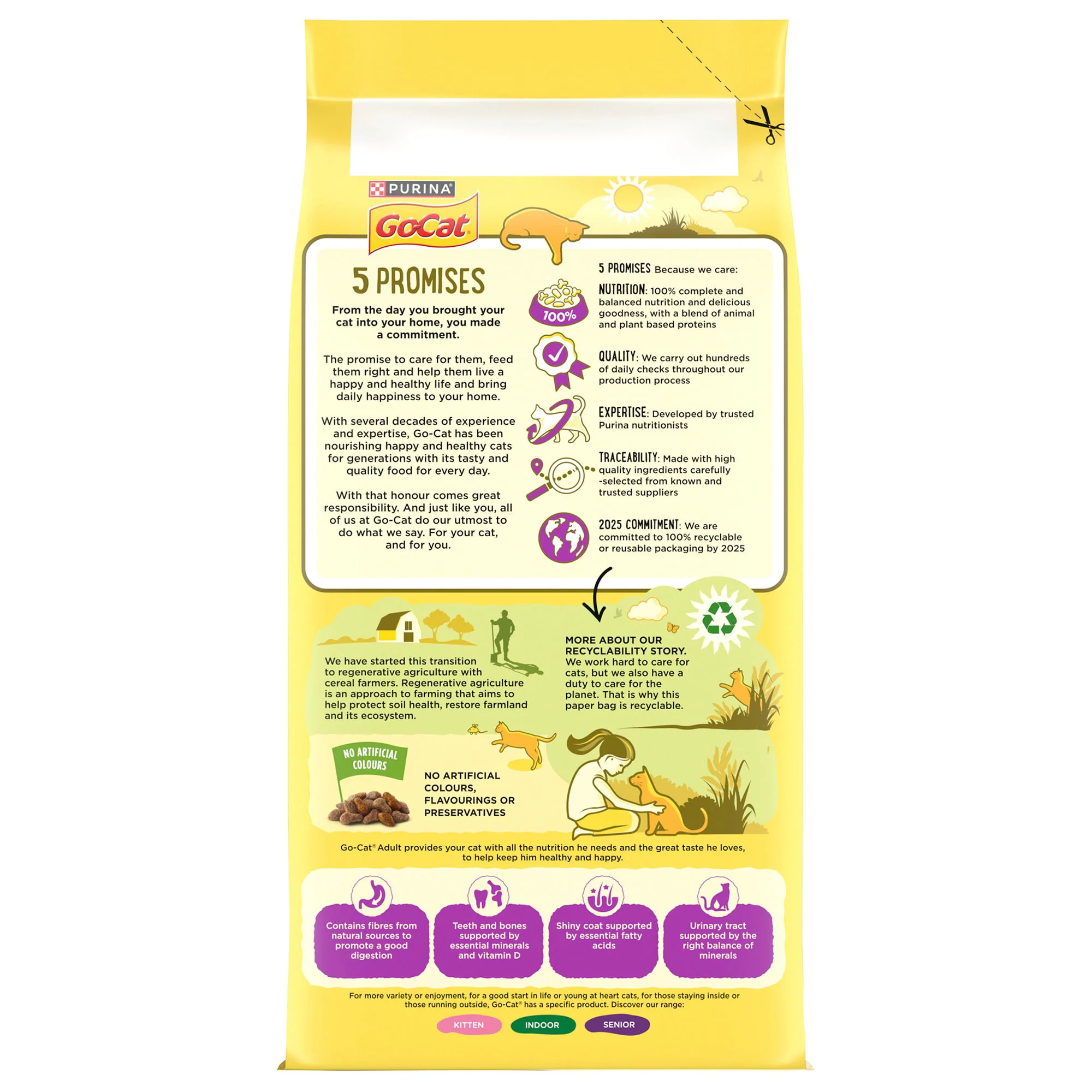 Go-Cat Adult Cat With Chicken & Duck 2kg - Image 3
