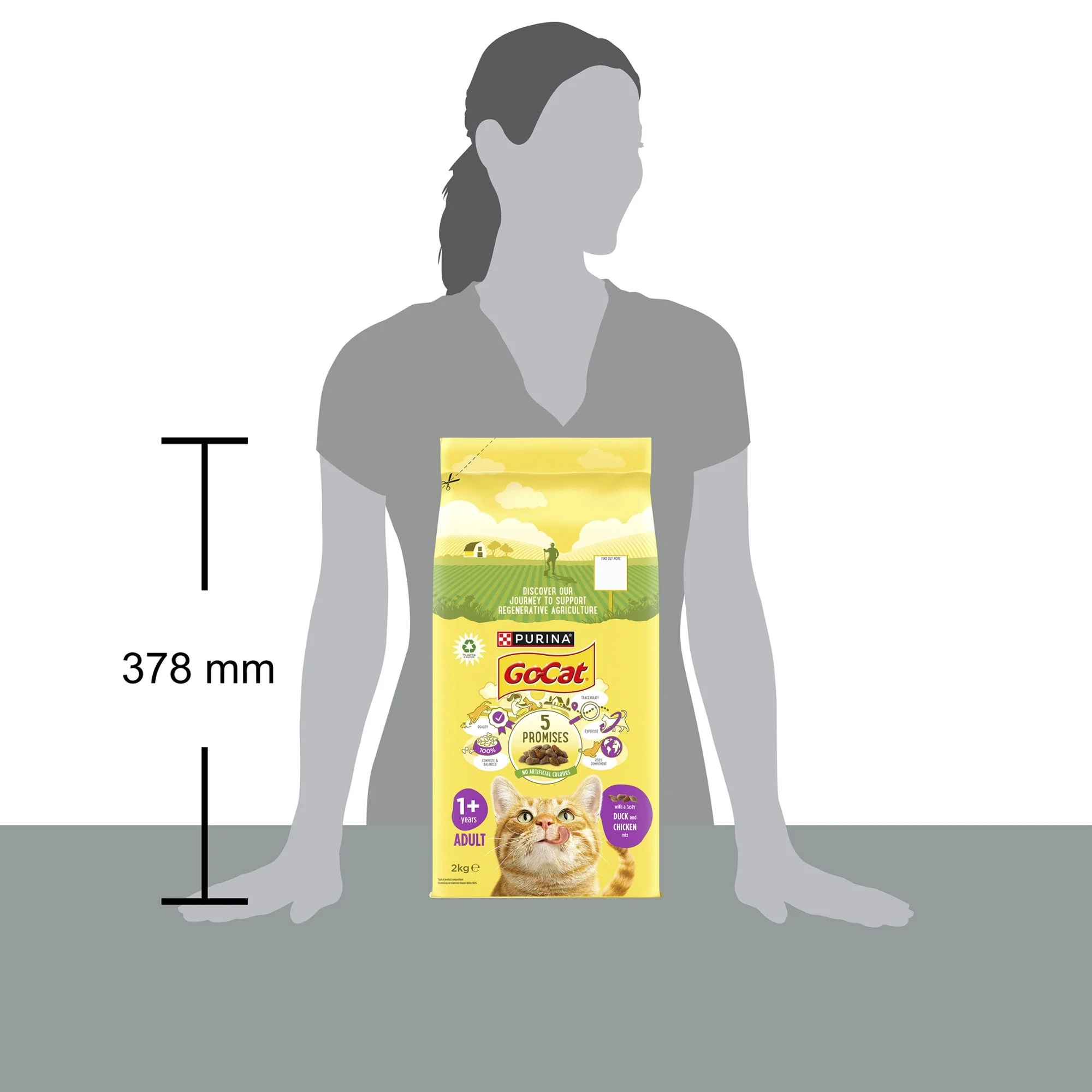 Go-Cat Adult Cat With Chicken & Duck 2kg - Image 4