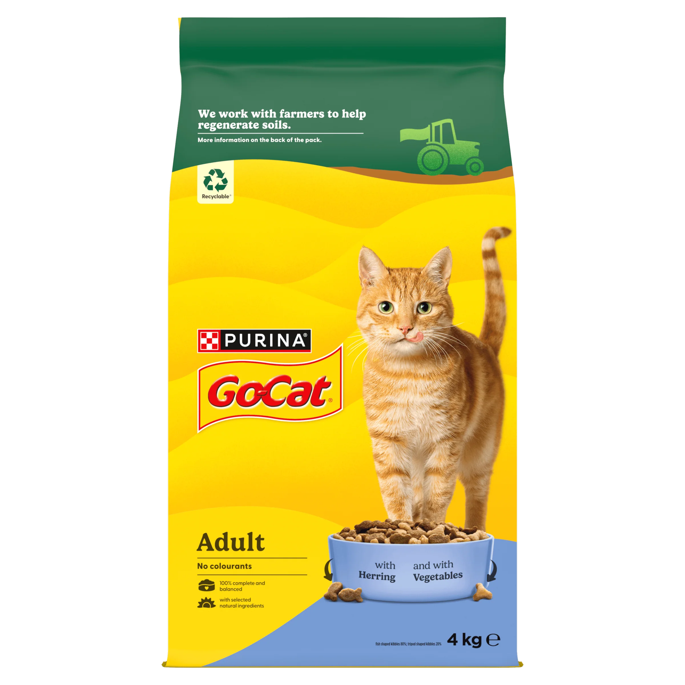 GO-CAT Adult Herring&Vegetable 4kg