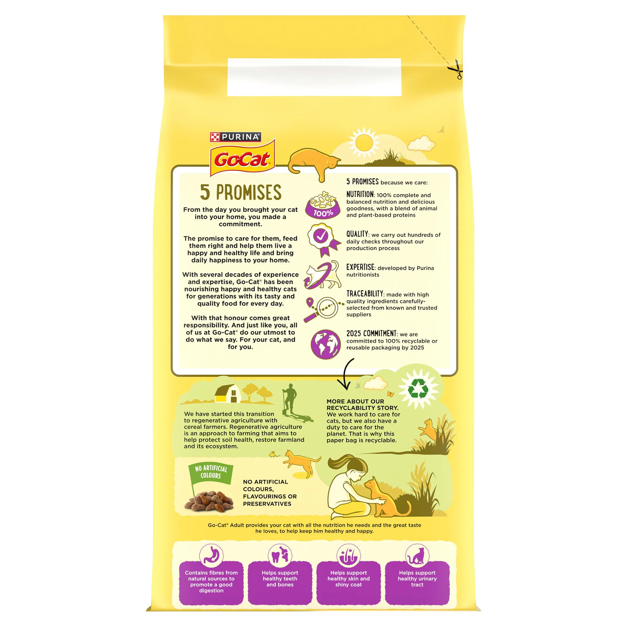 Go-Cat Complete Adult Duck & Chicken 4kg - Image 3