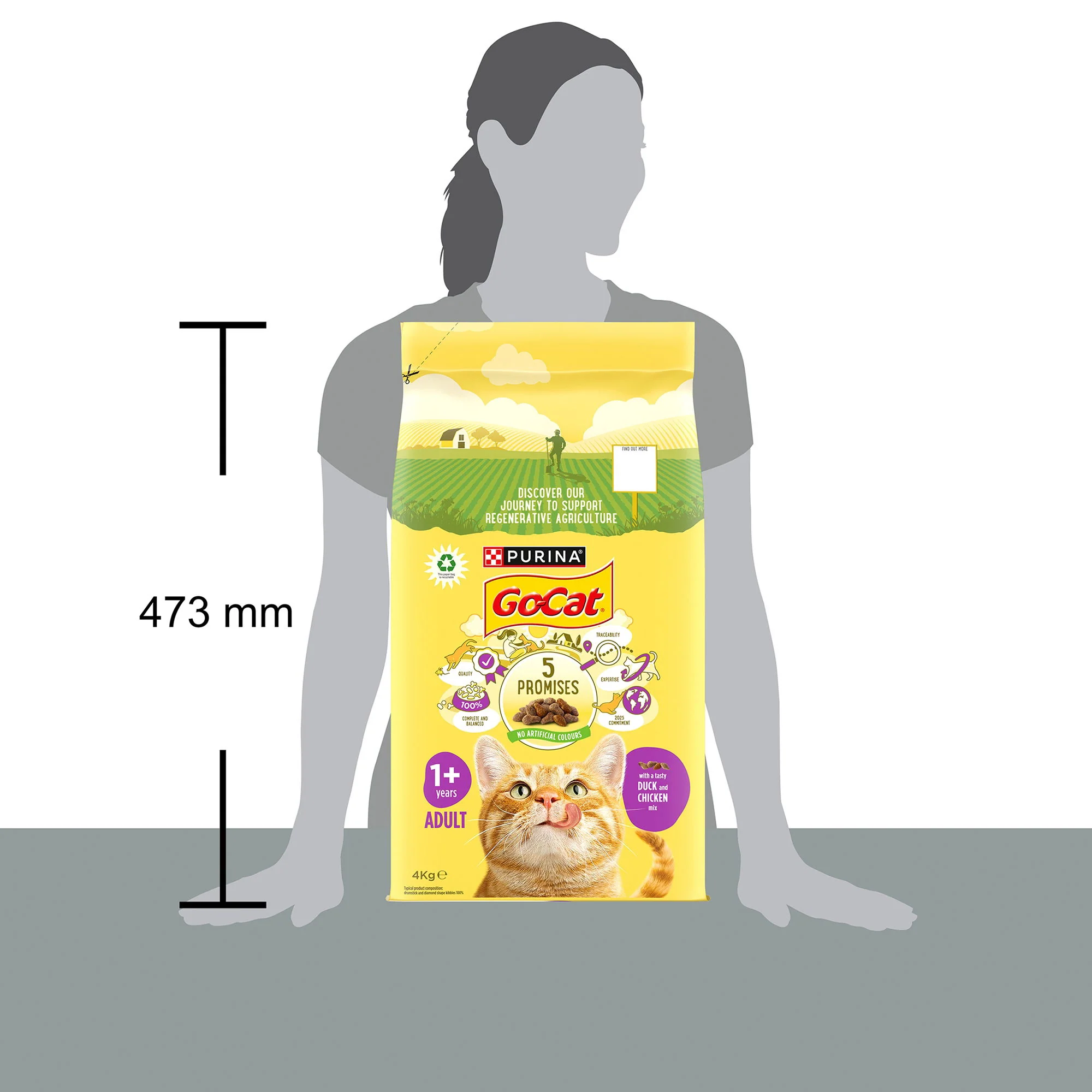 Go-Cat Complete Adult Duck & Chicken 4kg - Image 4