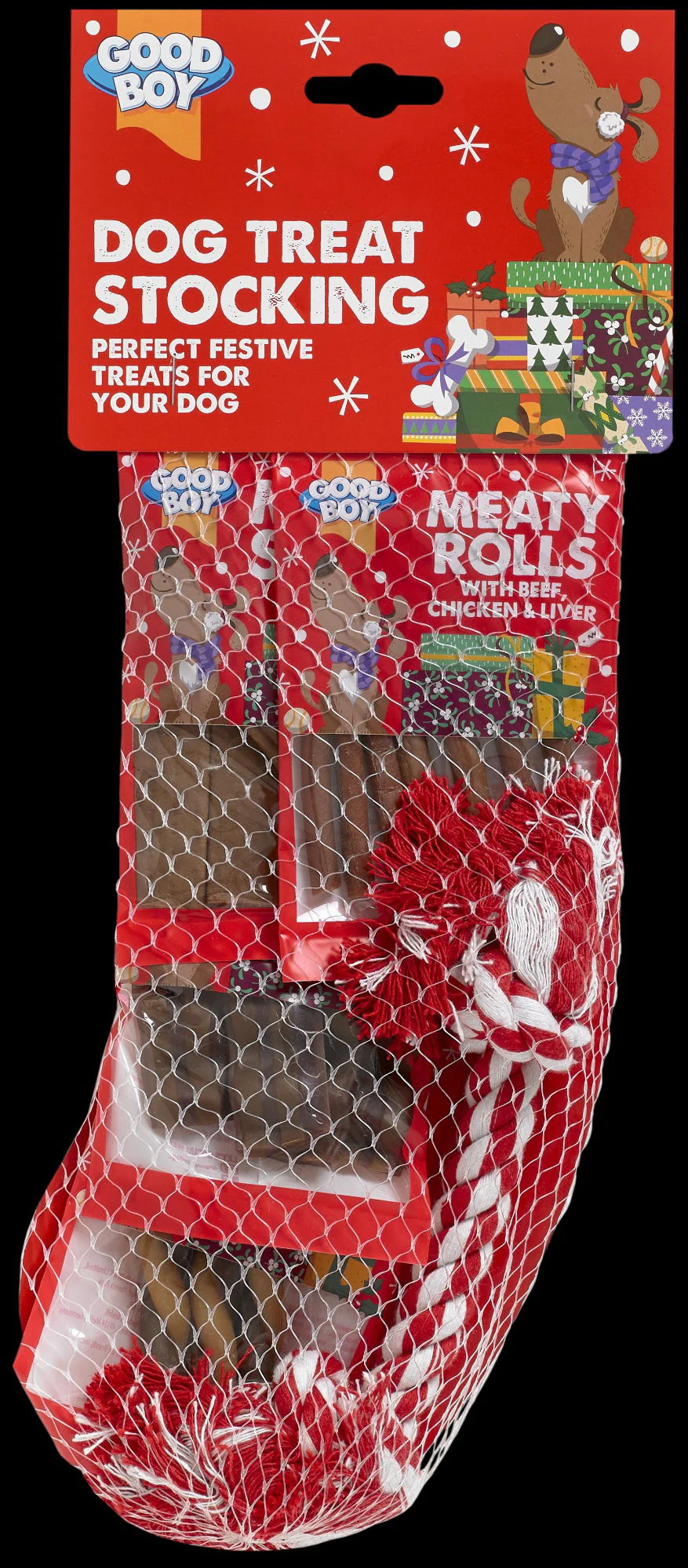 Good Boy Dog Treat Stocking 120g