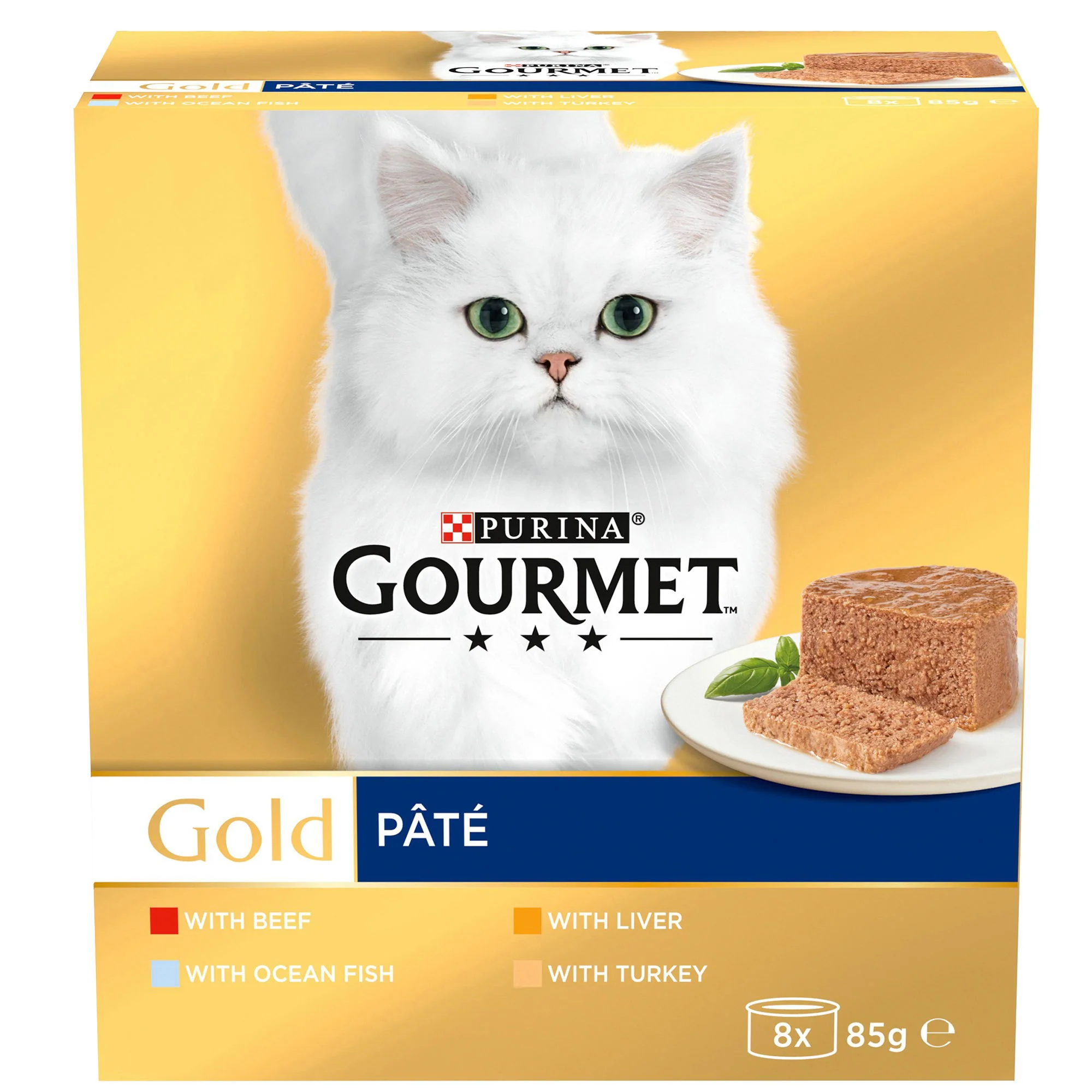 Gourmet Gold Mousse Fish Selection 8x85g - Image 2