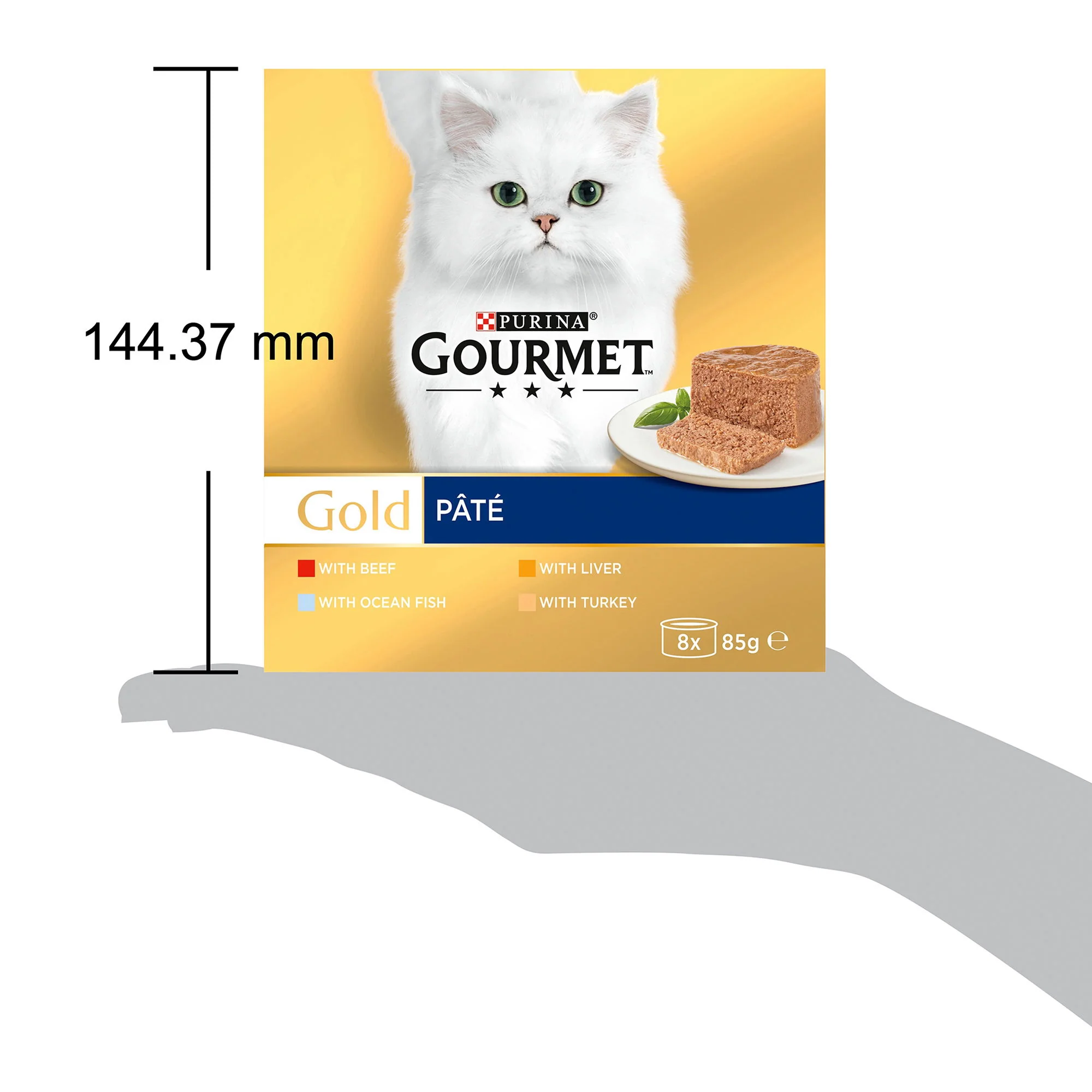 Gourmet Gold Mousse Fish Selection 8x85g - Image 3