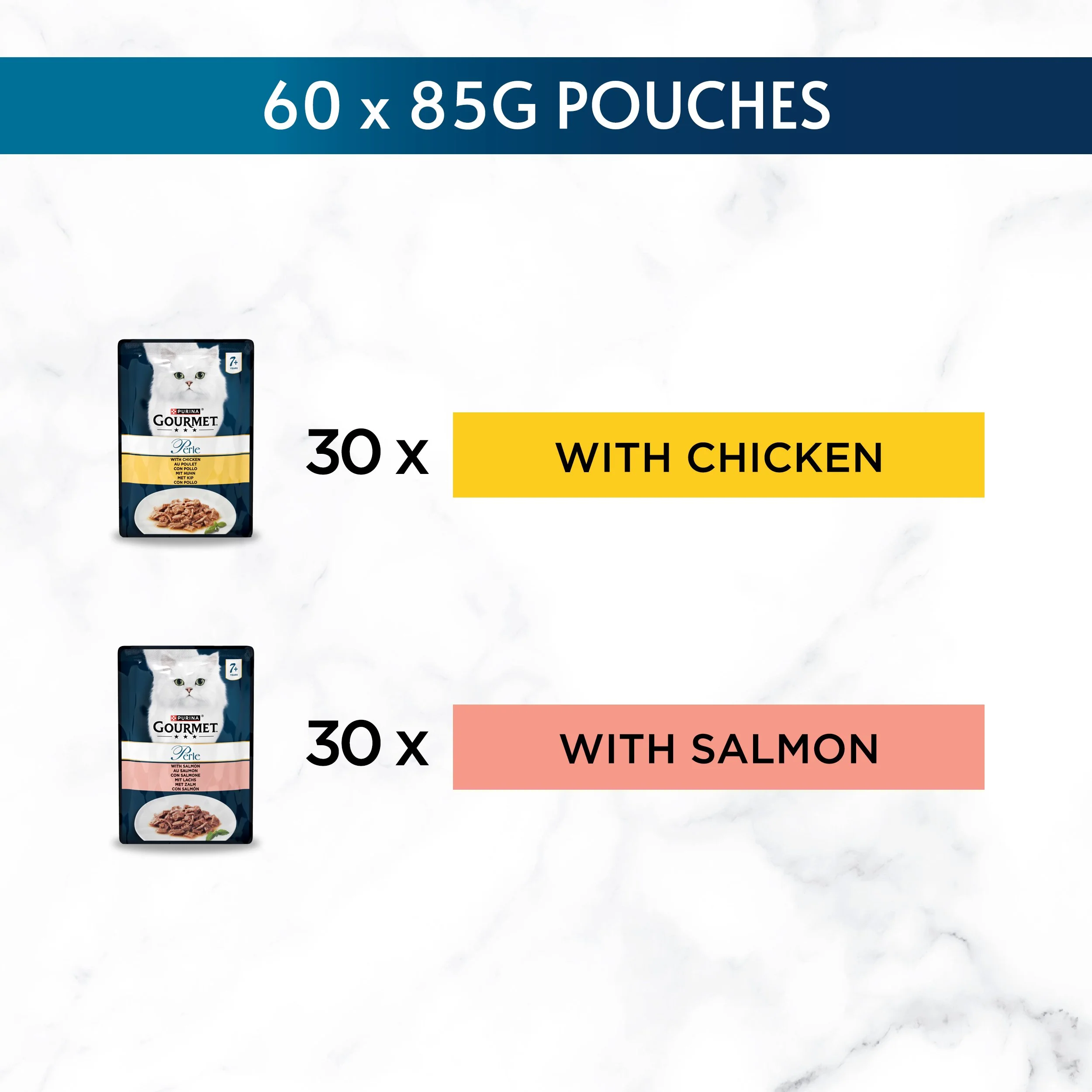 Gourmet Perle Chef Collection Senior 7+ 60x85g - Image 3