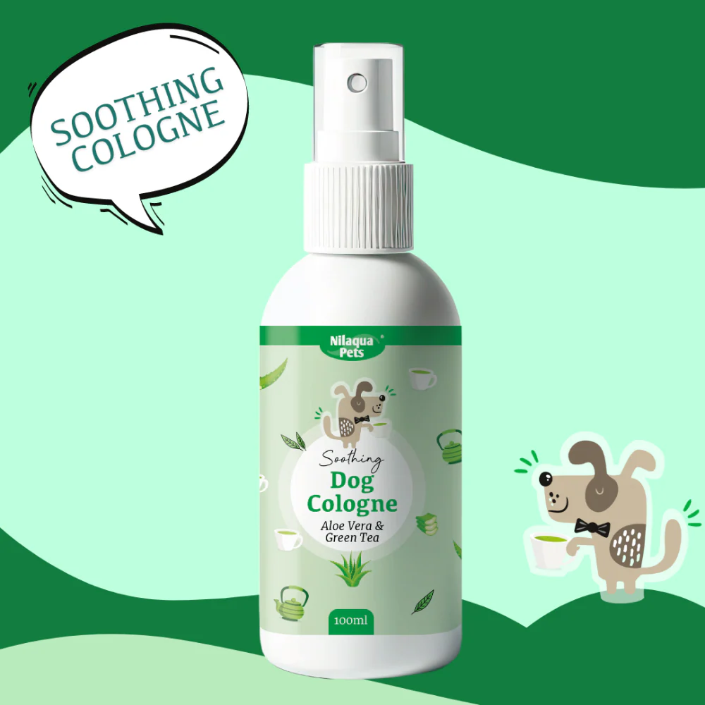 Green Tea and Cucumber Dog Cologne 100ml - Image 2
