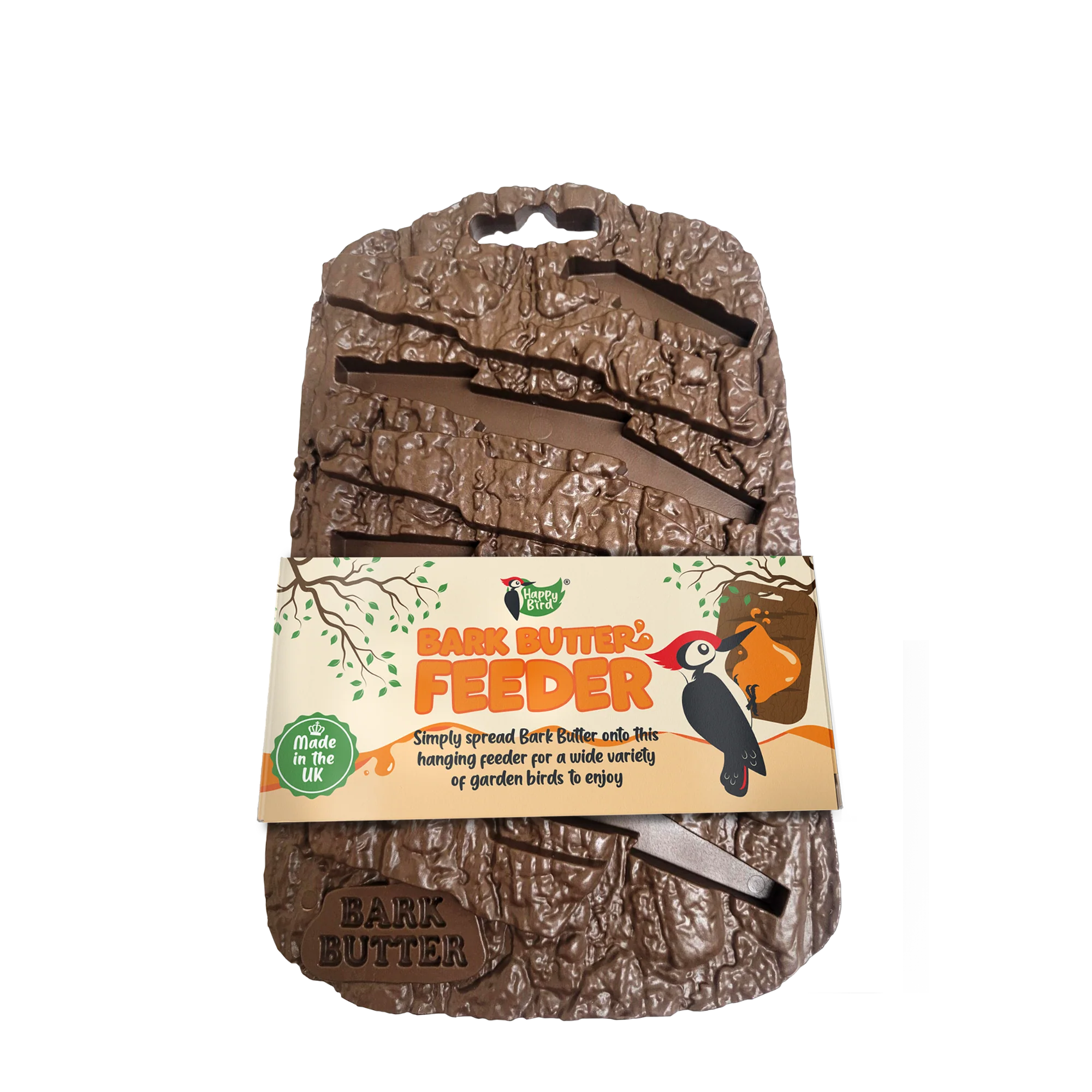 Happy Bird Bark Feeder - Original