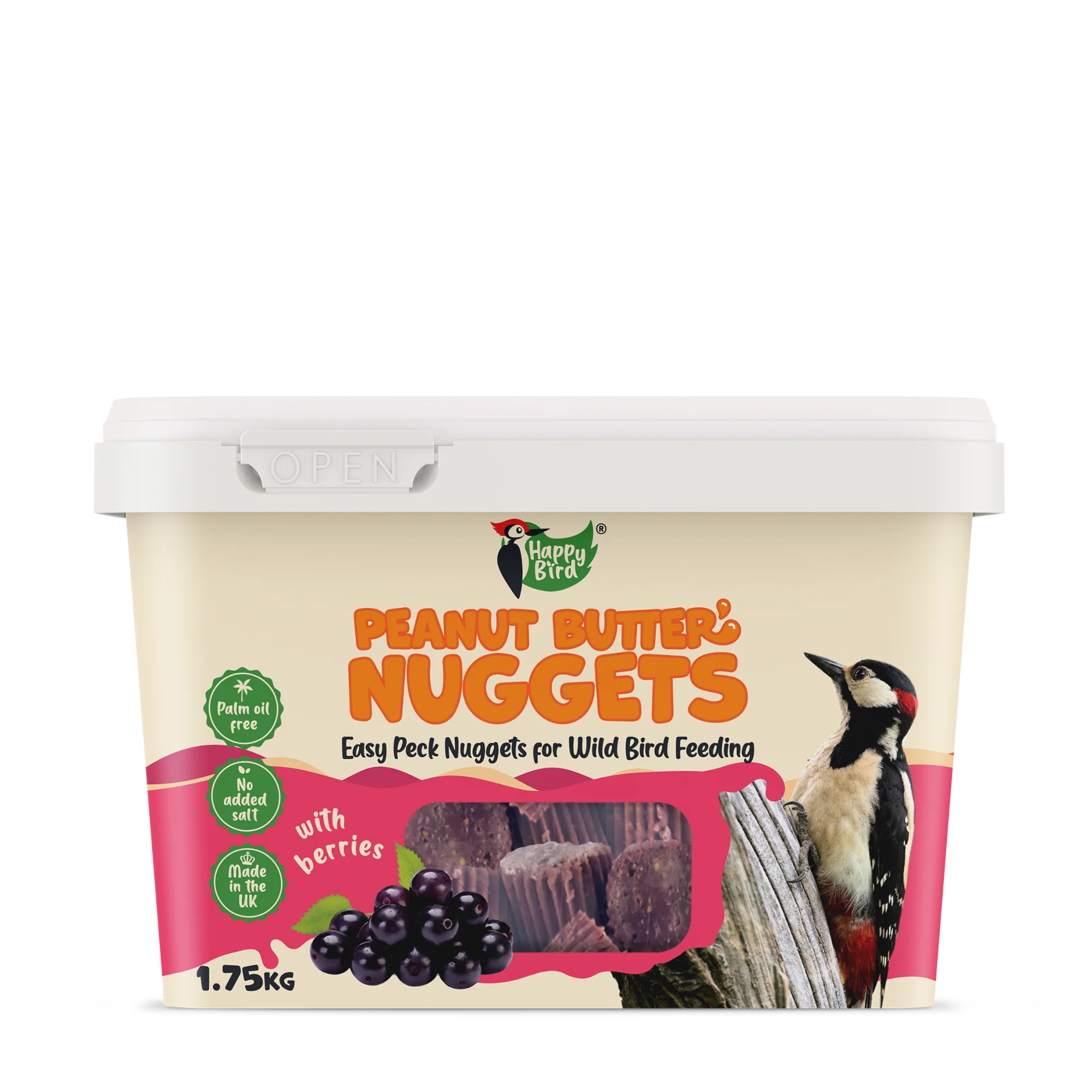 Happy Bird Peanut Butter Nuggets 1.75kg - Original