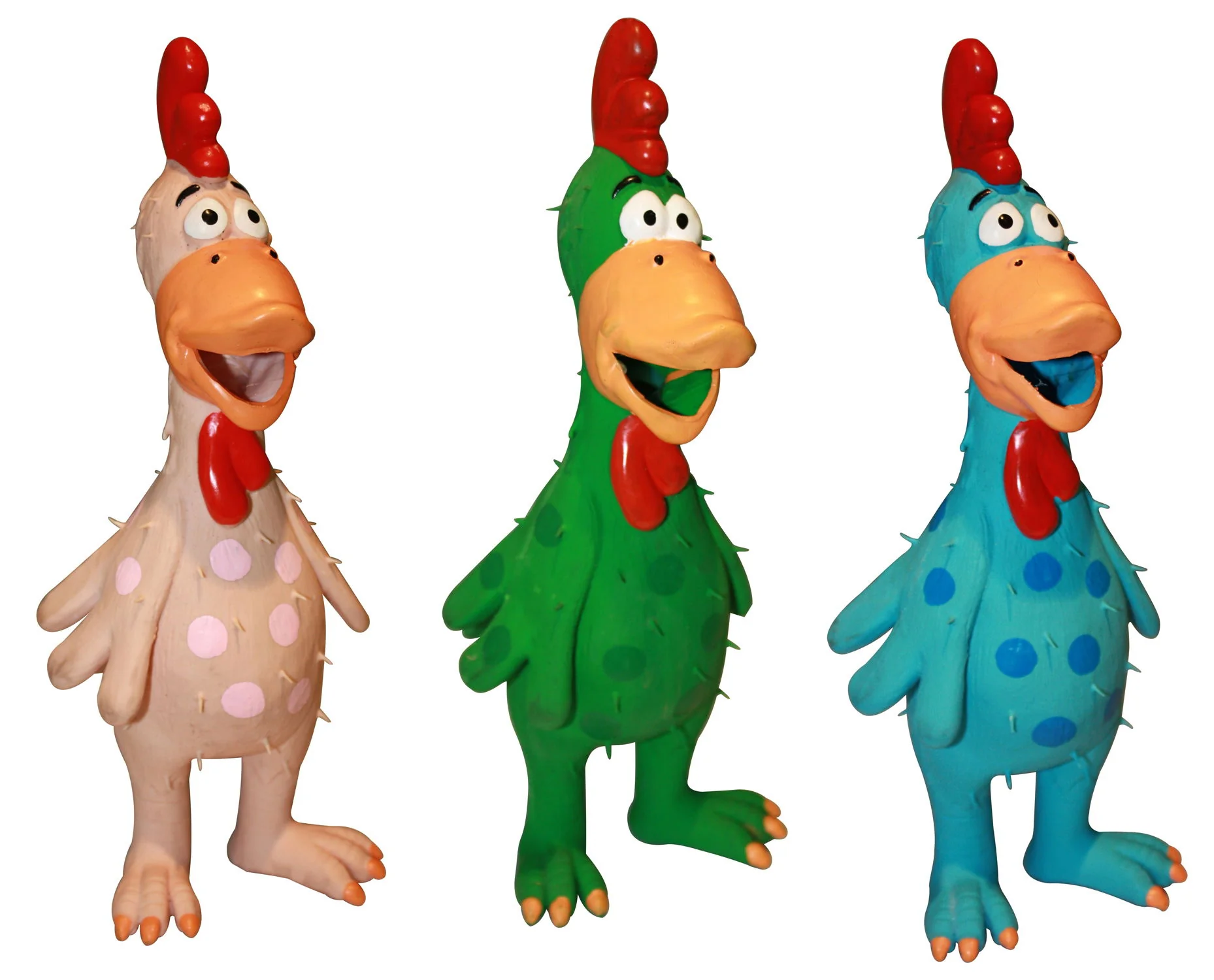 Happypet Latex Chickens Assorted