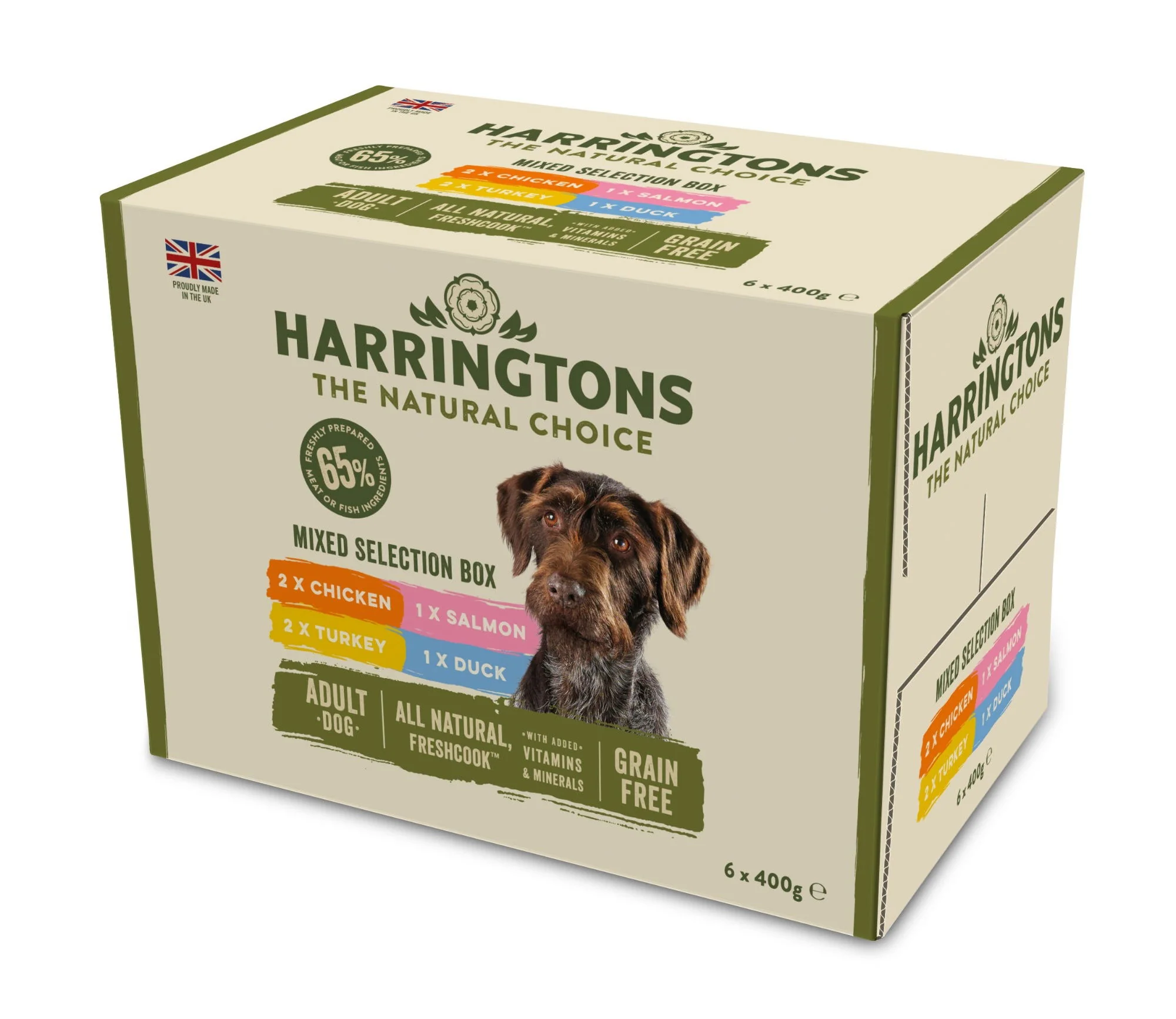Harringtons Dog Wet Mixed Case 6x400g - Image 2