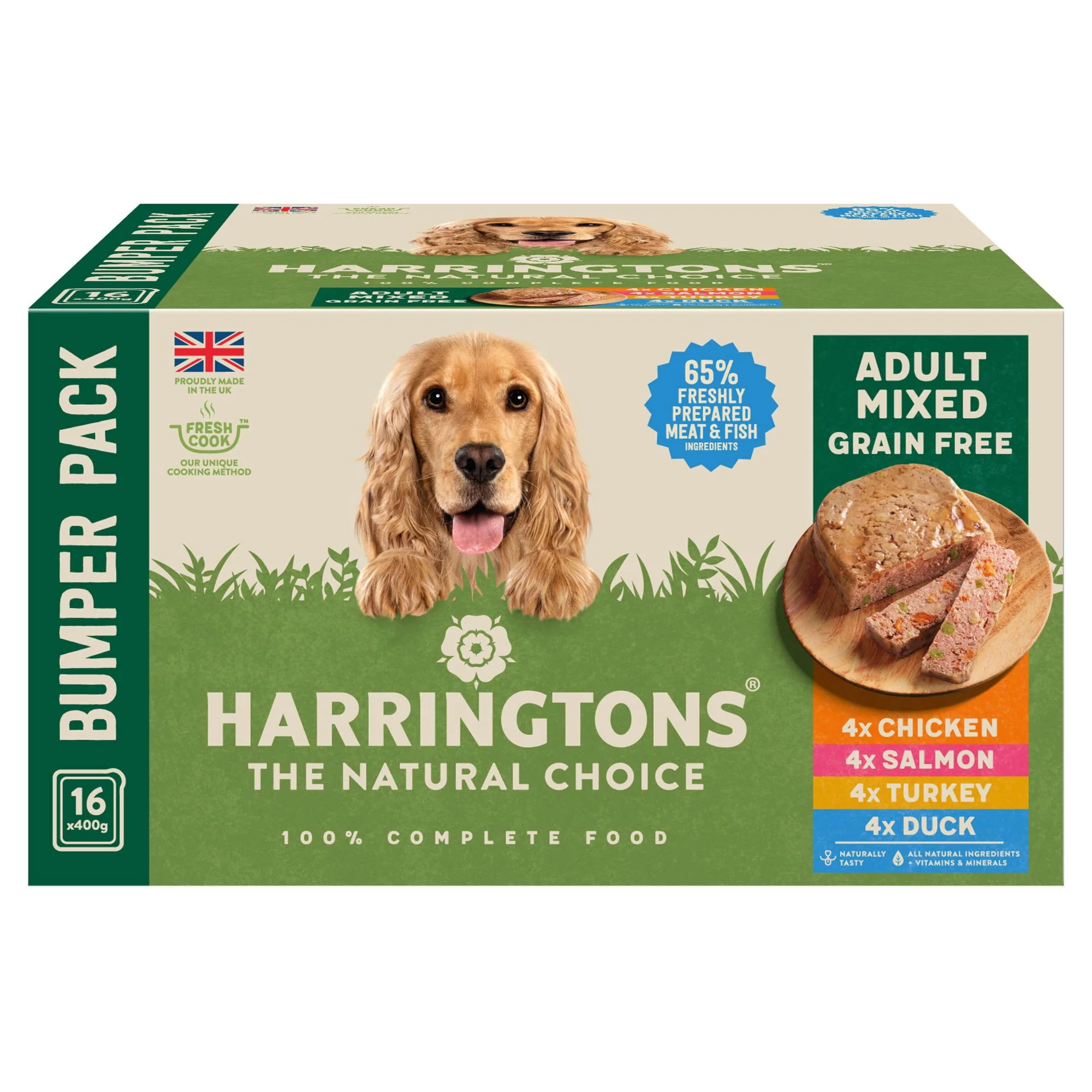 Harringtons Wet Dog Mixed Bumper 16 x 400g