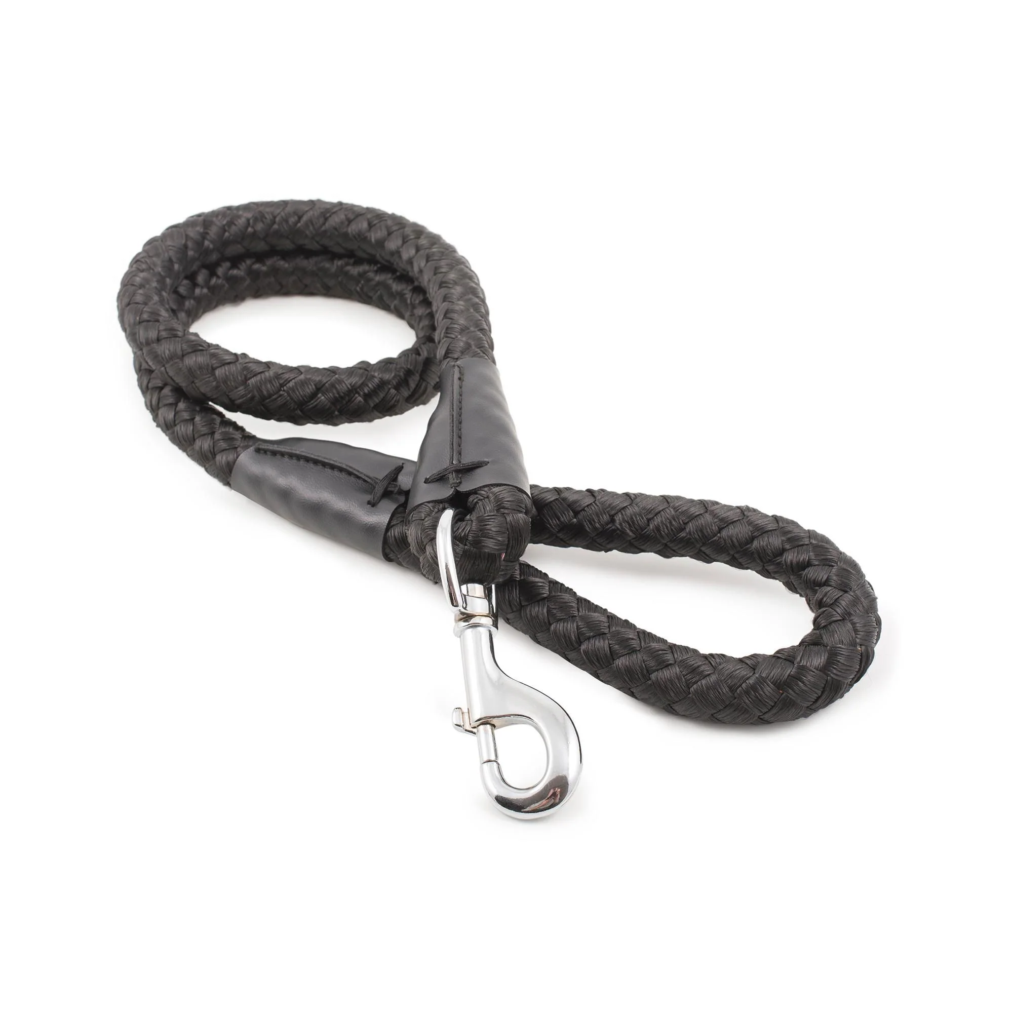 Heritage Nylon Rope Lead Black 20mm X1.07m