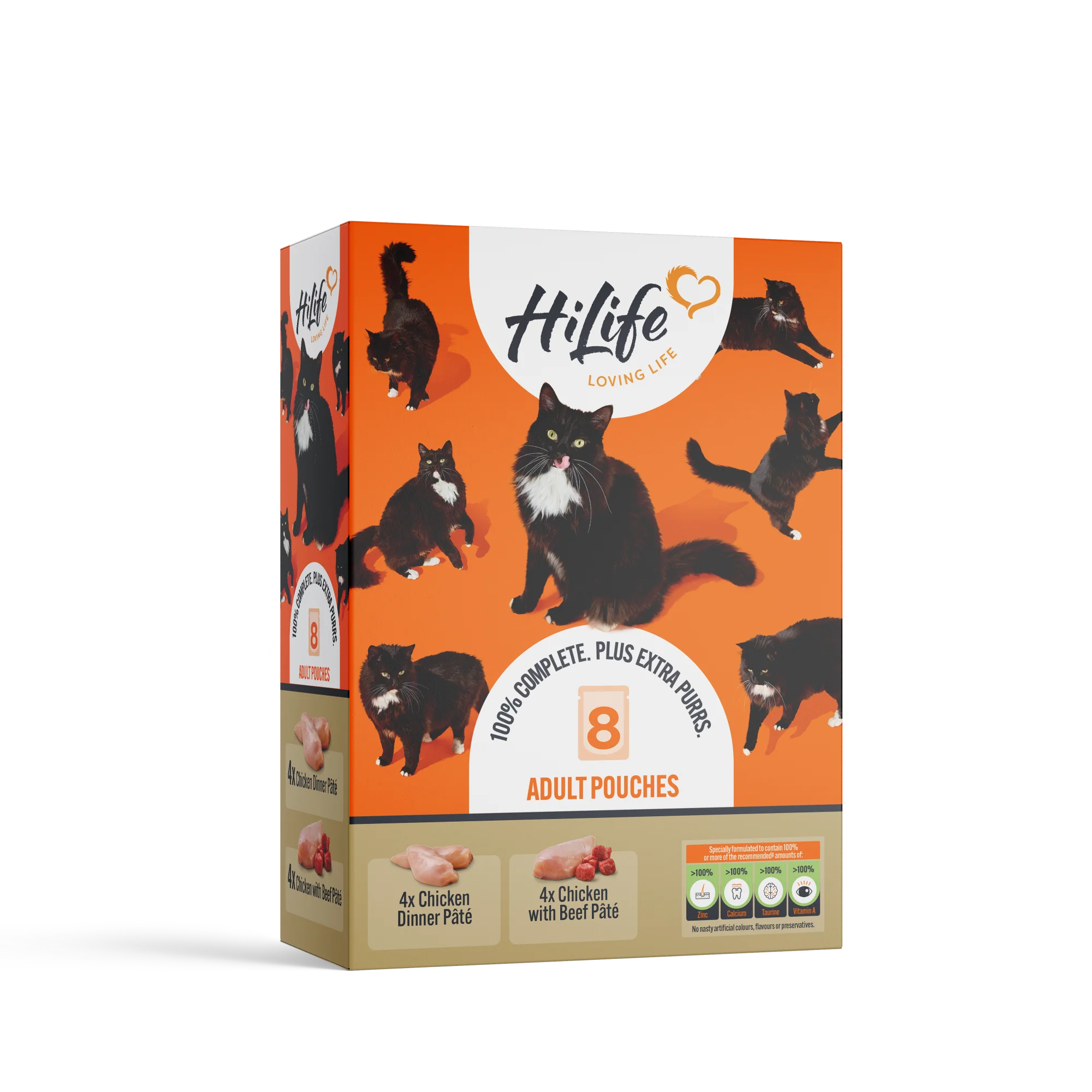 Hilife Natural Cat Pch The Chicken One In Jelly 8x70g