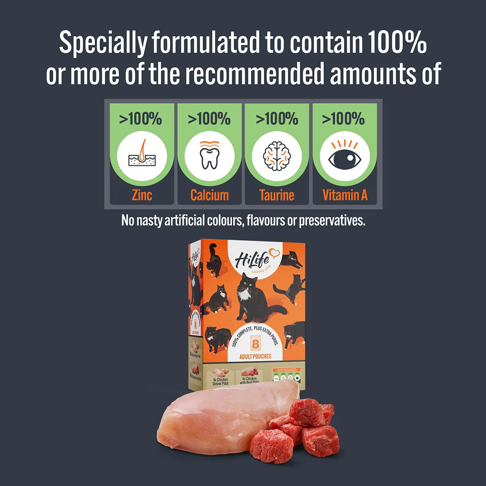 Hilife Natural Cat Pch The Chicken One In Jelly 8x70g - Image 4