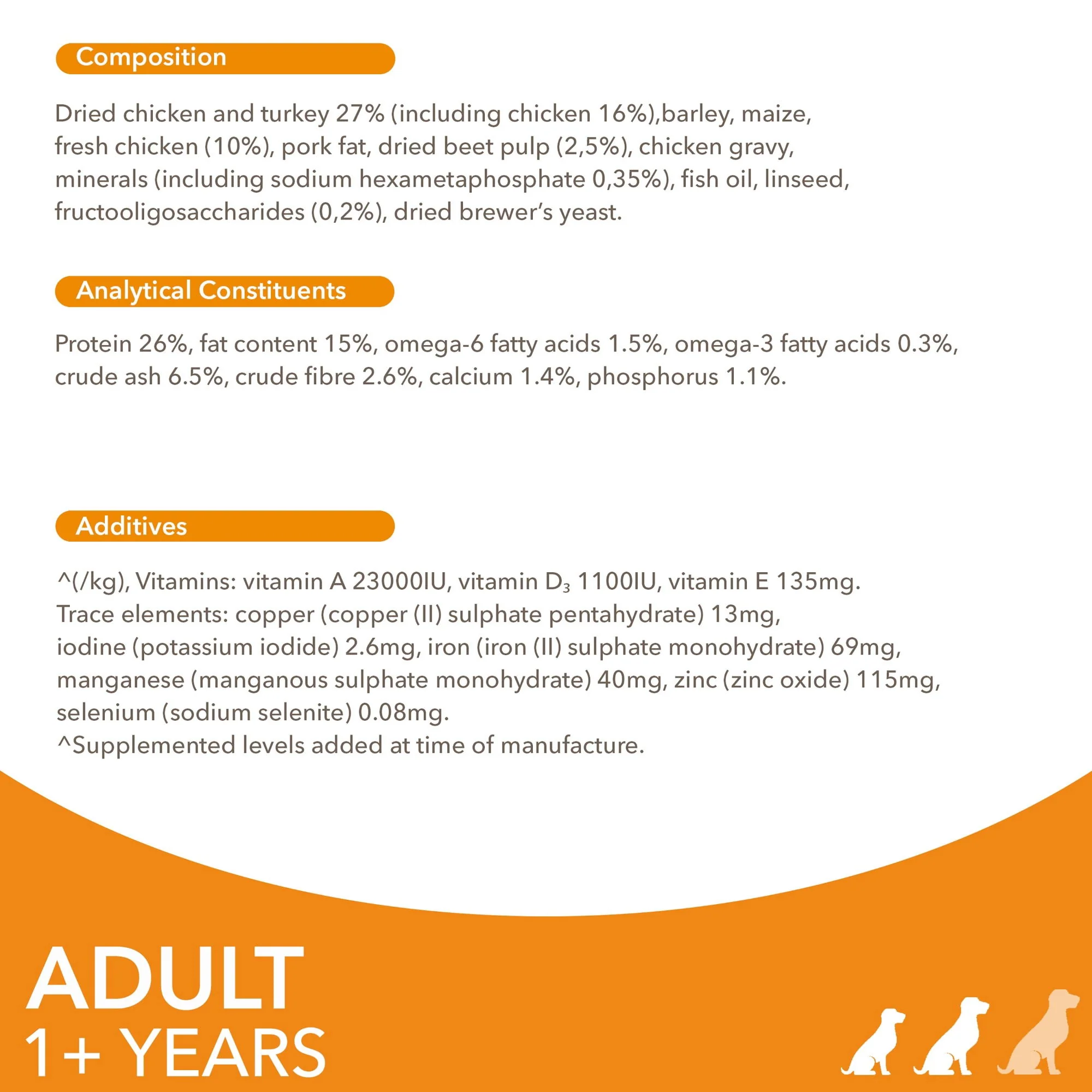 Iams Vitality Adt Sml & Medium Dog With Fresh Chicken 12kg - Image 3