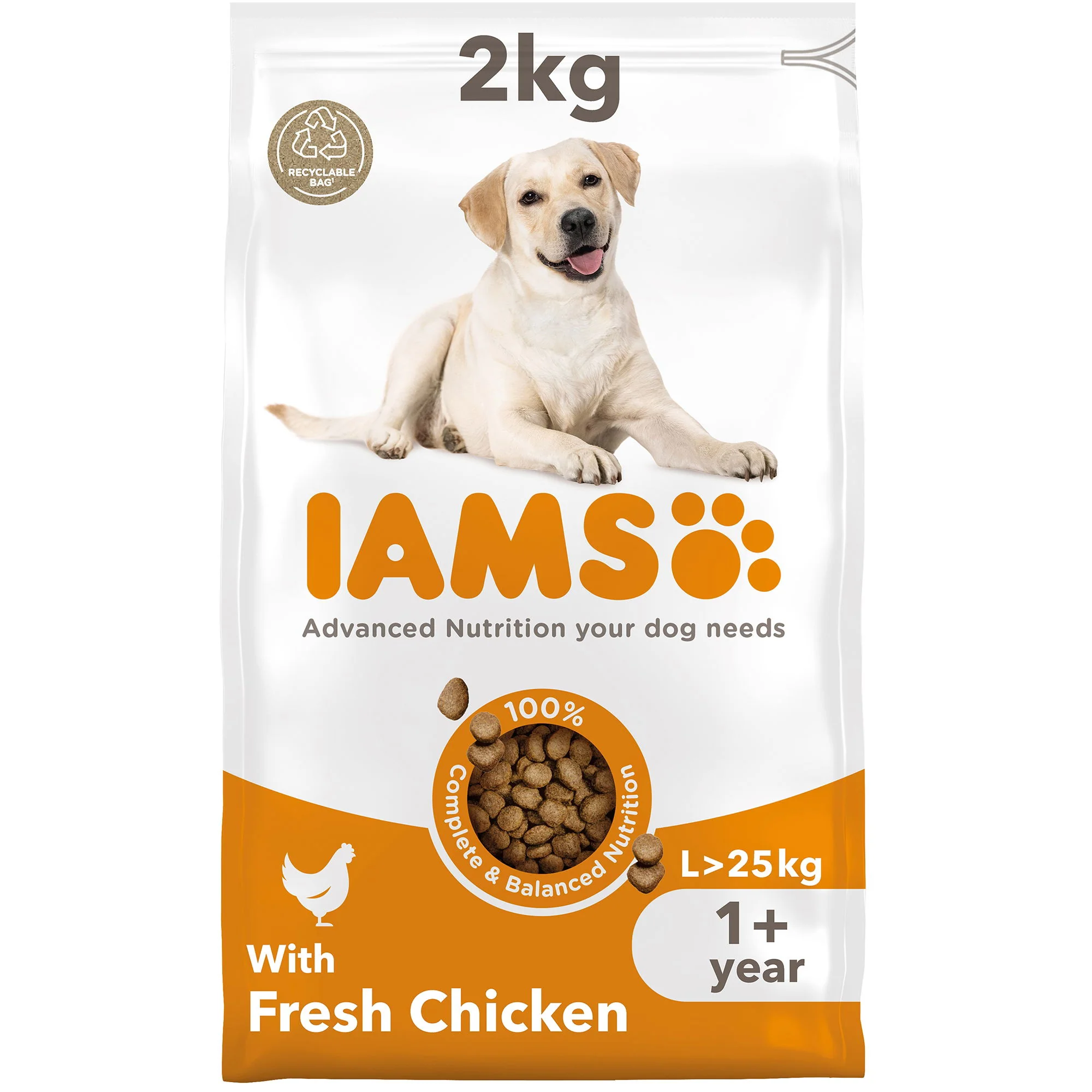 Iams Vitality Adult Large Dog With Fresh Chicken 2kg