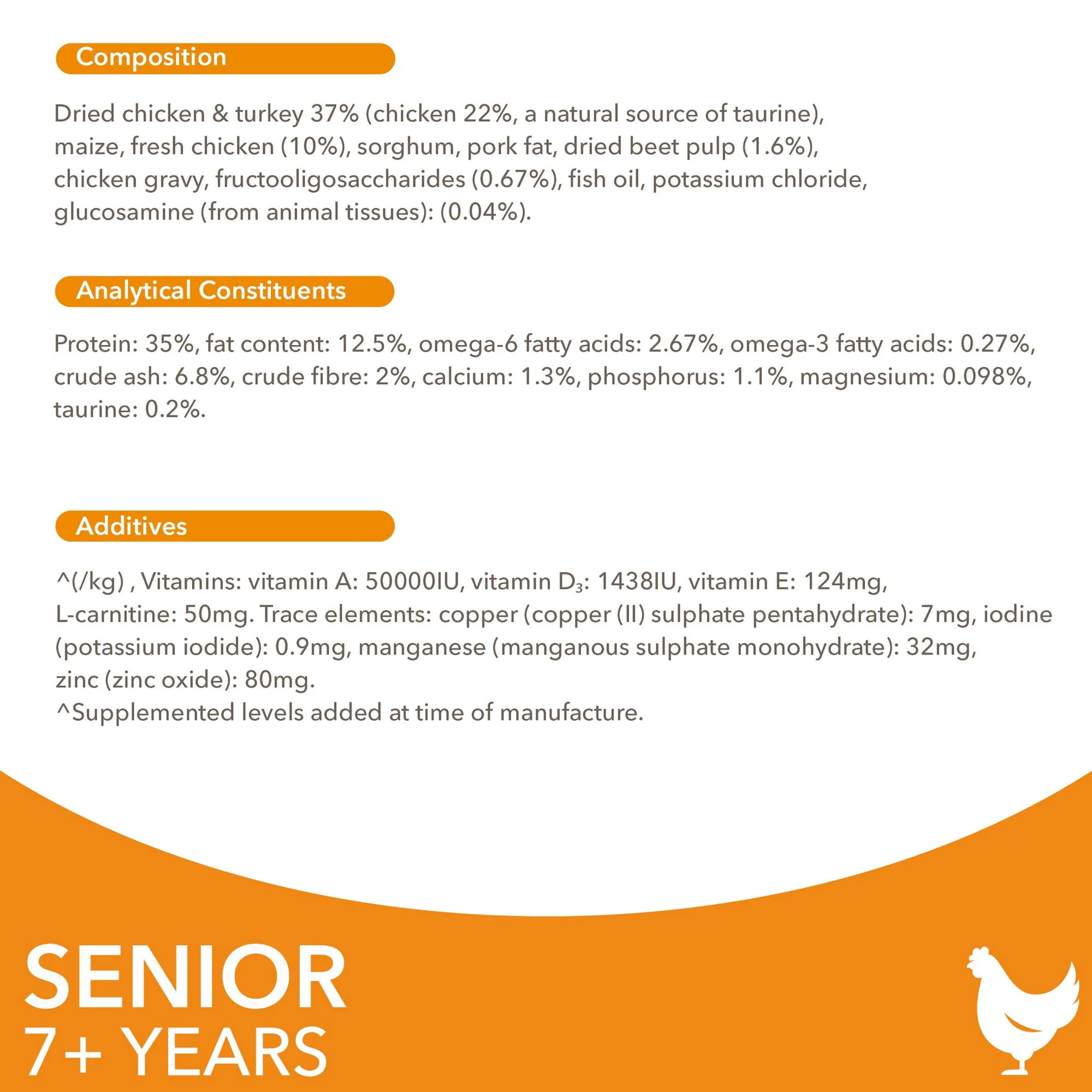 Iams Vitality Senior Cat With Fresh Chicken 2kg - Image 3