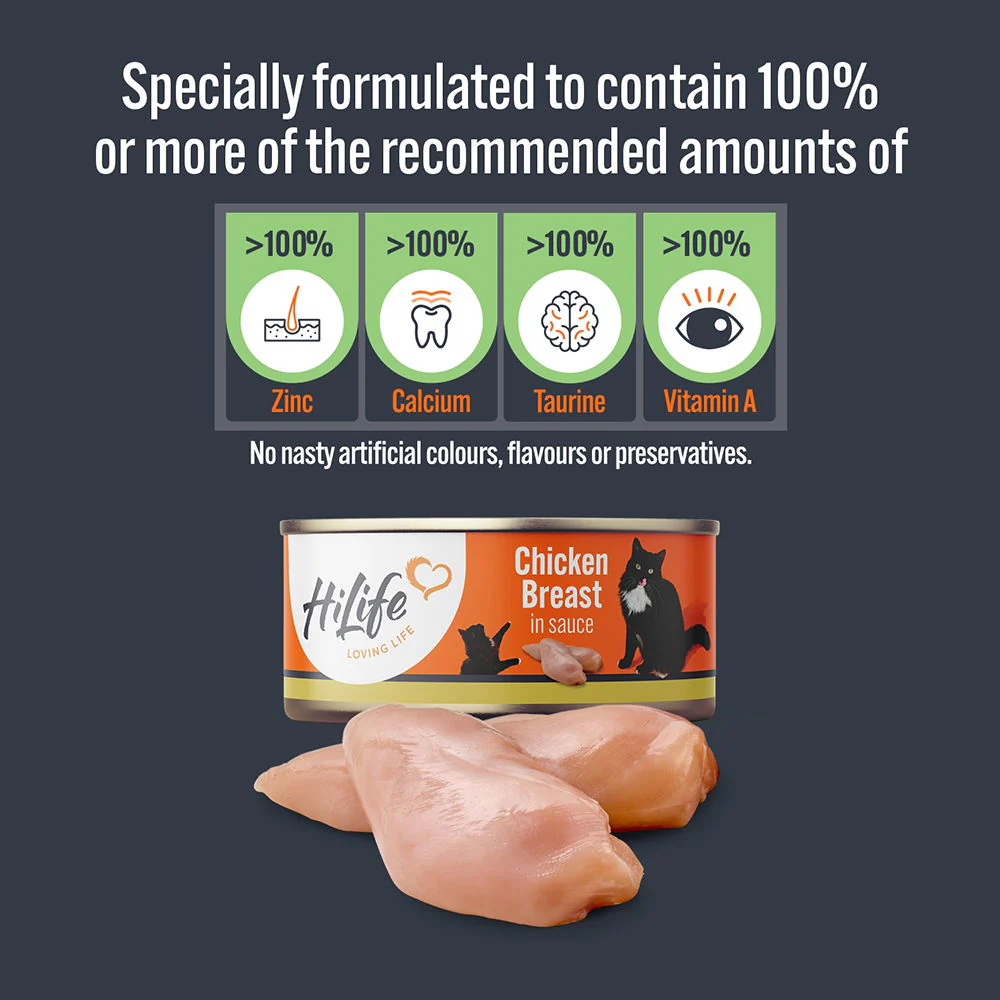 It's Only Natural Cat Lux Chicken Breast In Sauce 70g - Image 4