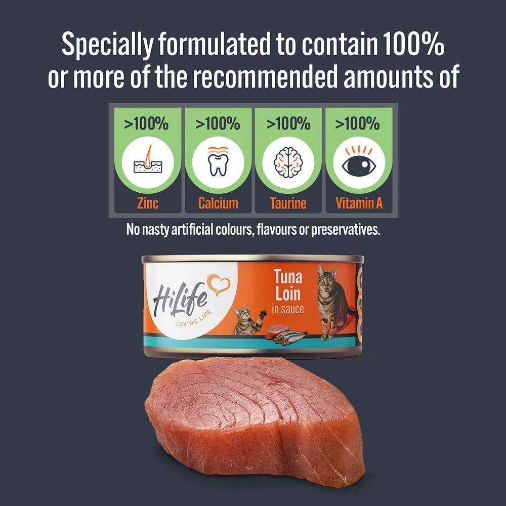 It's Only Natural Cat Lux Tuna Loin Sauce 70g - Image 4