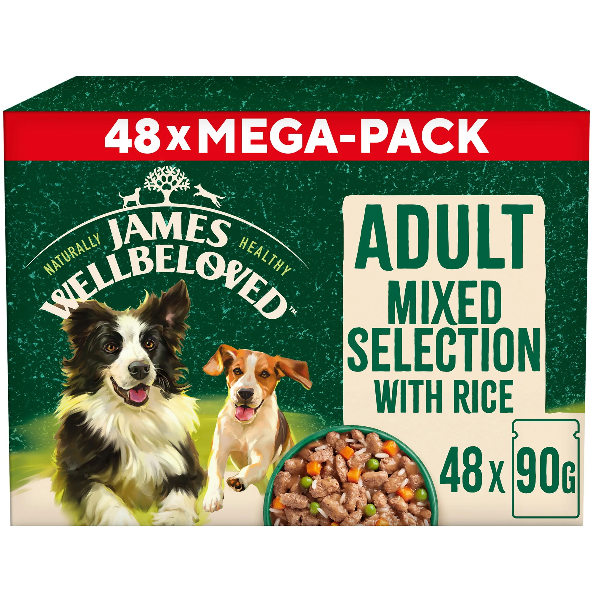 James Wellbeloved Adult Wet Dog Food in Gravy Variety Pack Pouch 48x90g - Image 4