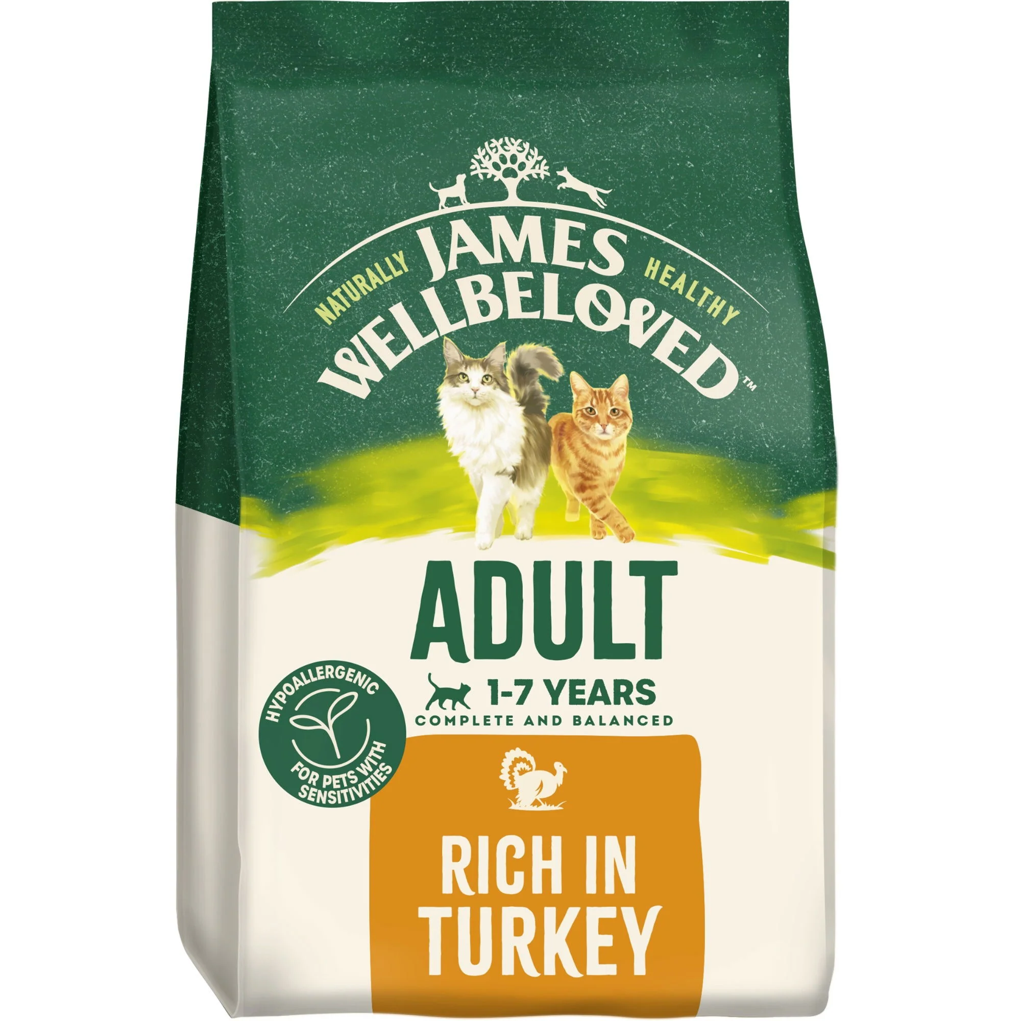 James Wellbeloved Dry Cat Adult Turkey 4kg - Image 2