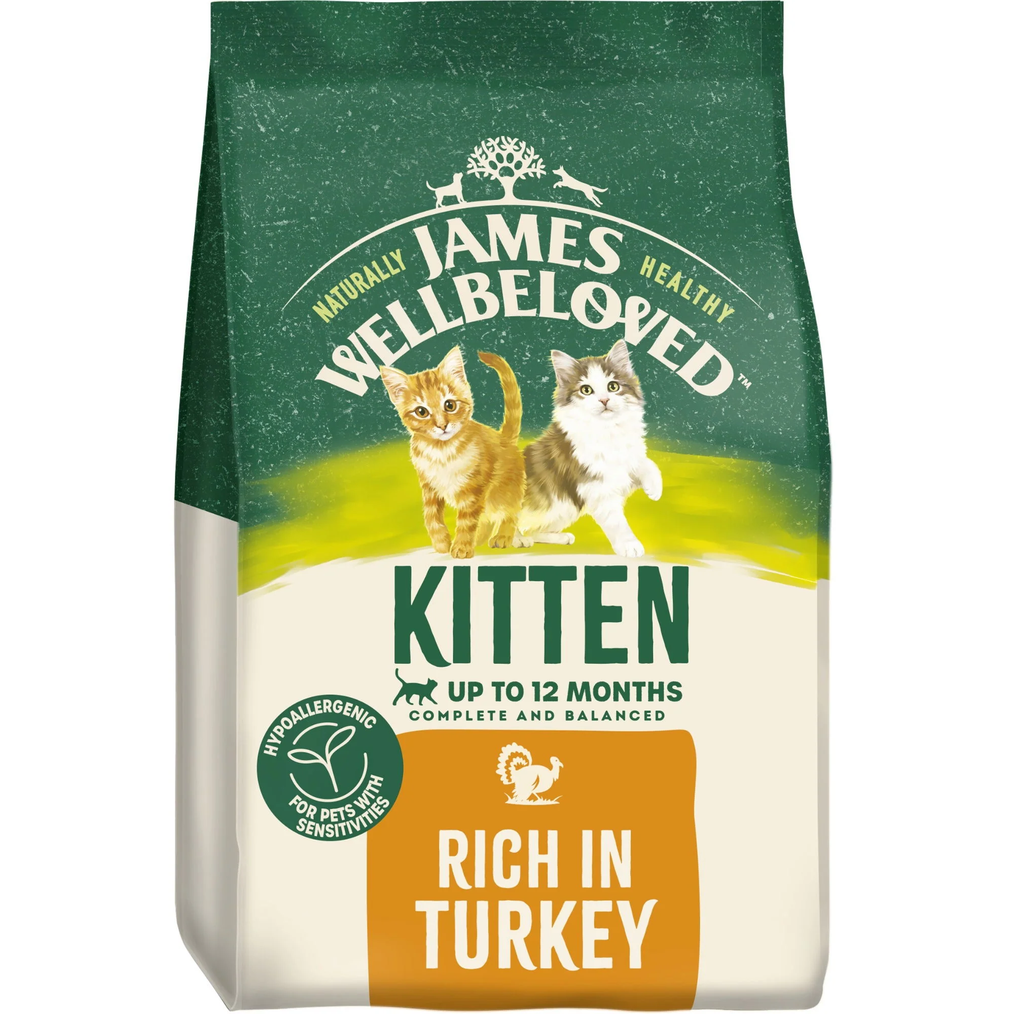 James Wellbeloved Dry Cat Kitten Turkey 4kg - Image 2