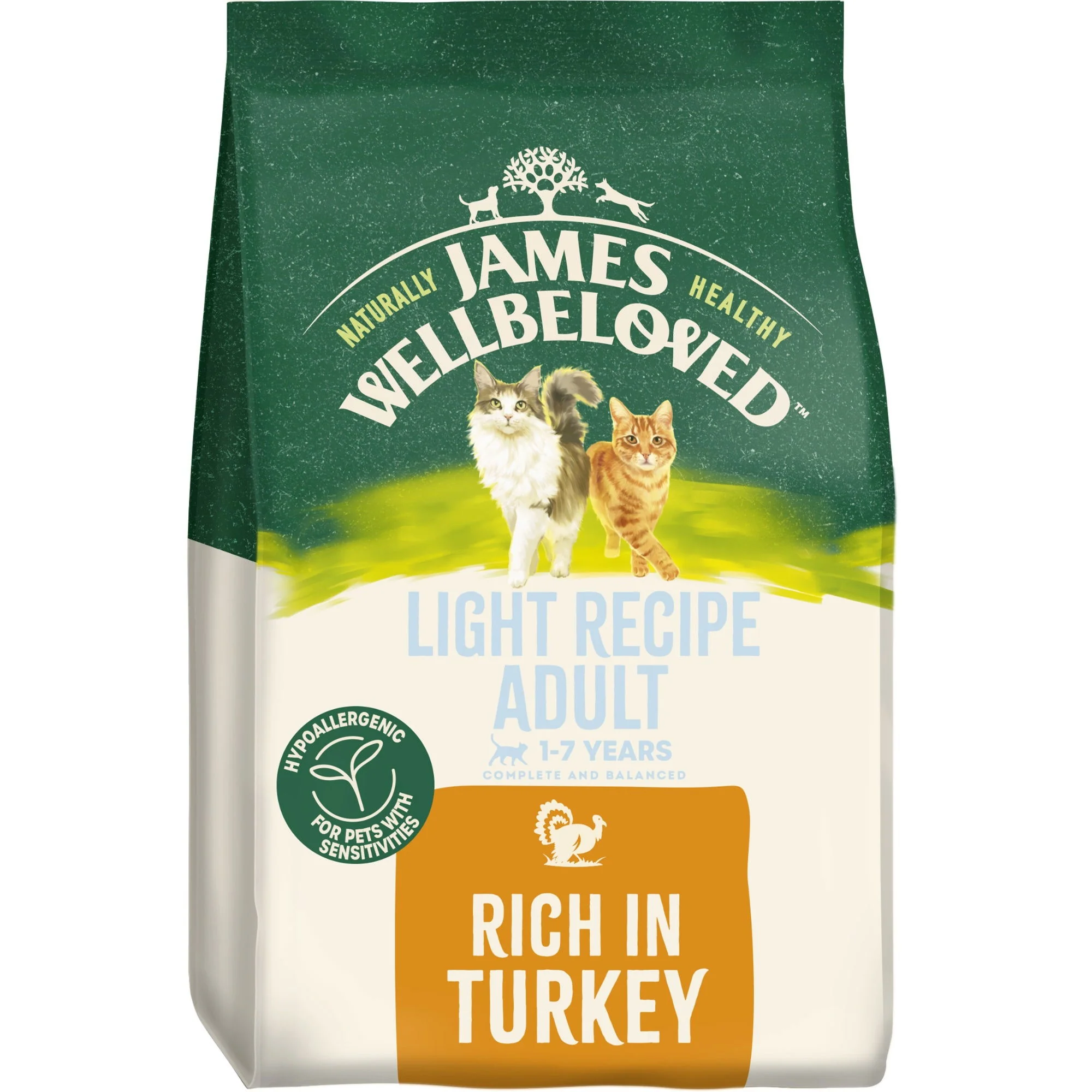 James Wellbeloved Dry Cat Light Adult Turkey 4kg - Image 2