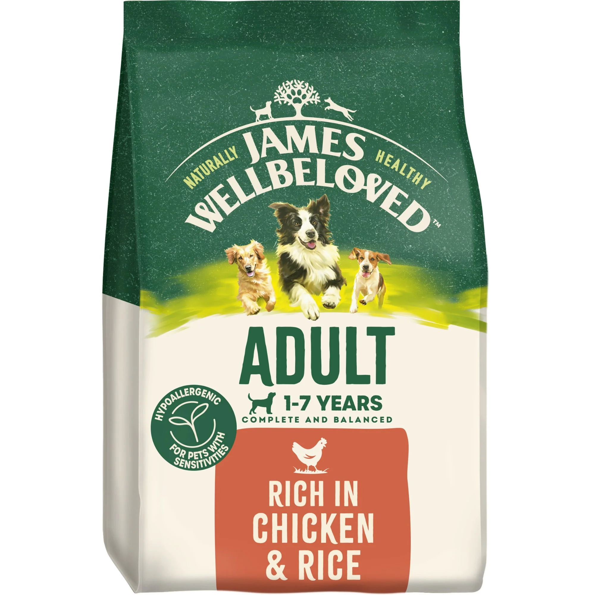 James Wellbeloved Dry Dog Adult Chicken & Rice 15kg - Image 3