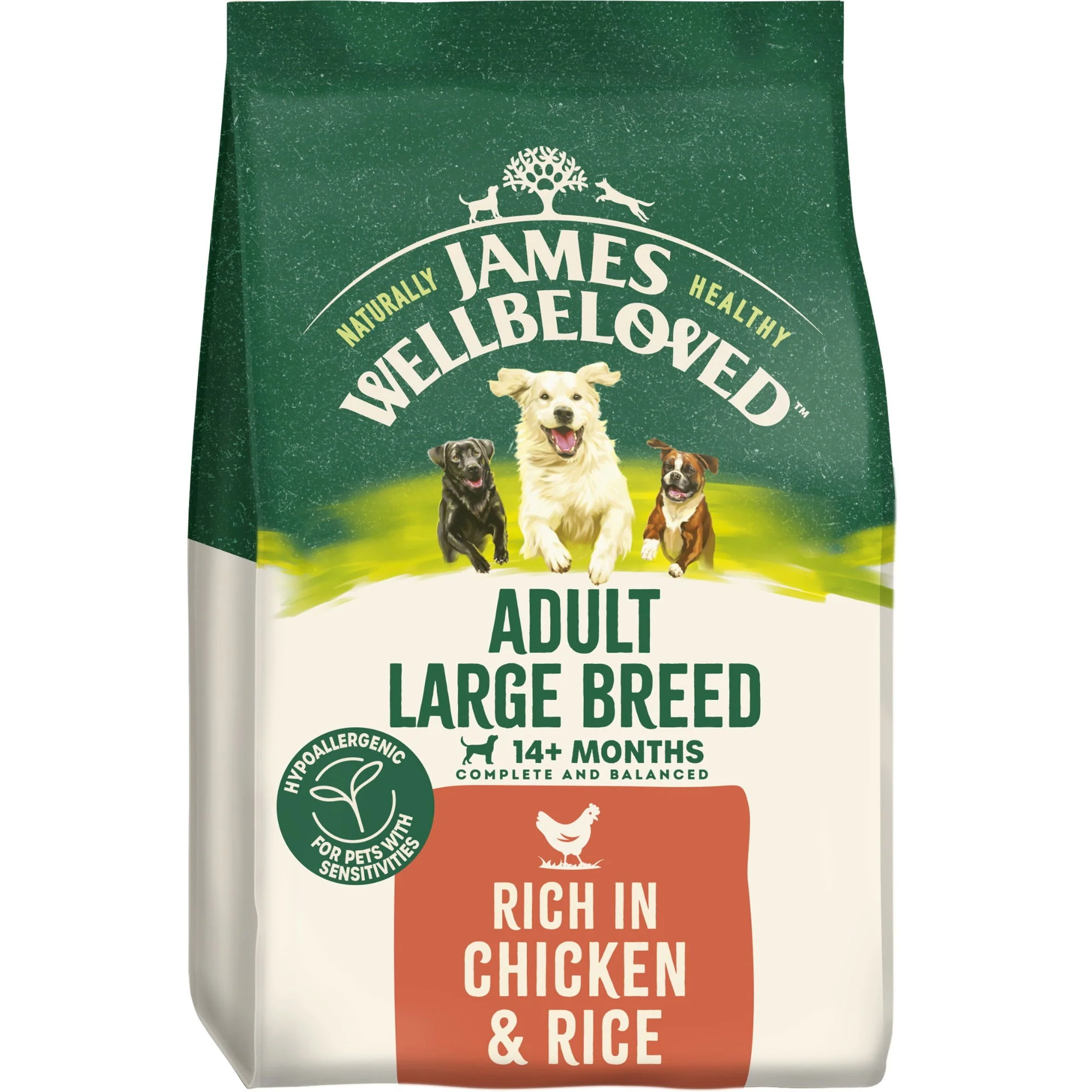 James Wellbeloved Dry Dog Adult LargeBreed Chicken & Rice 15kg - Image 3