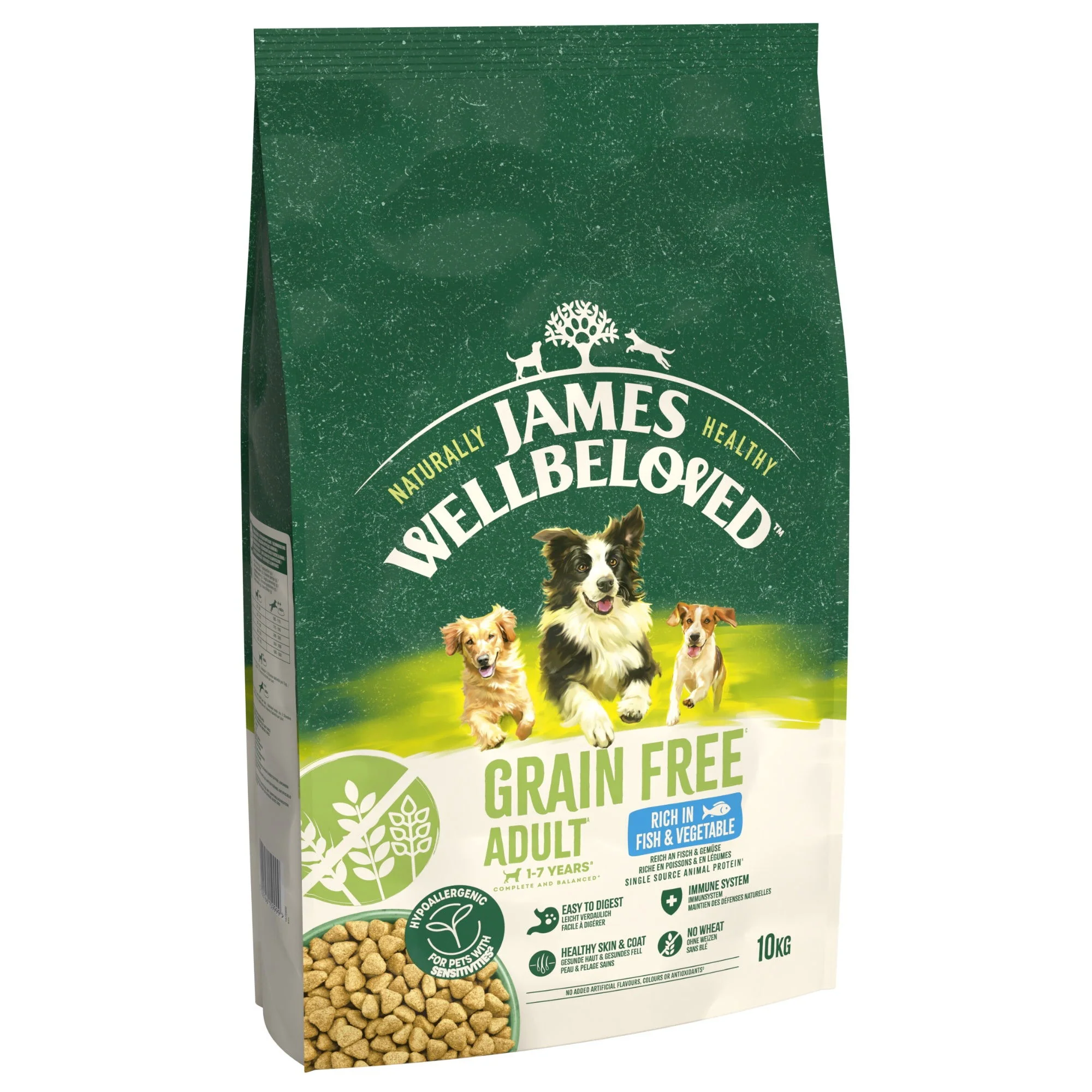 James Wellbeloved Dry Dog Grain Free Adult Fish & Veg 10kg