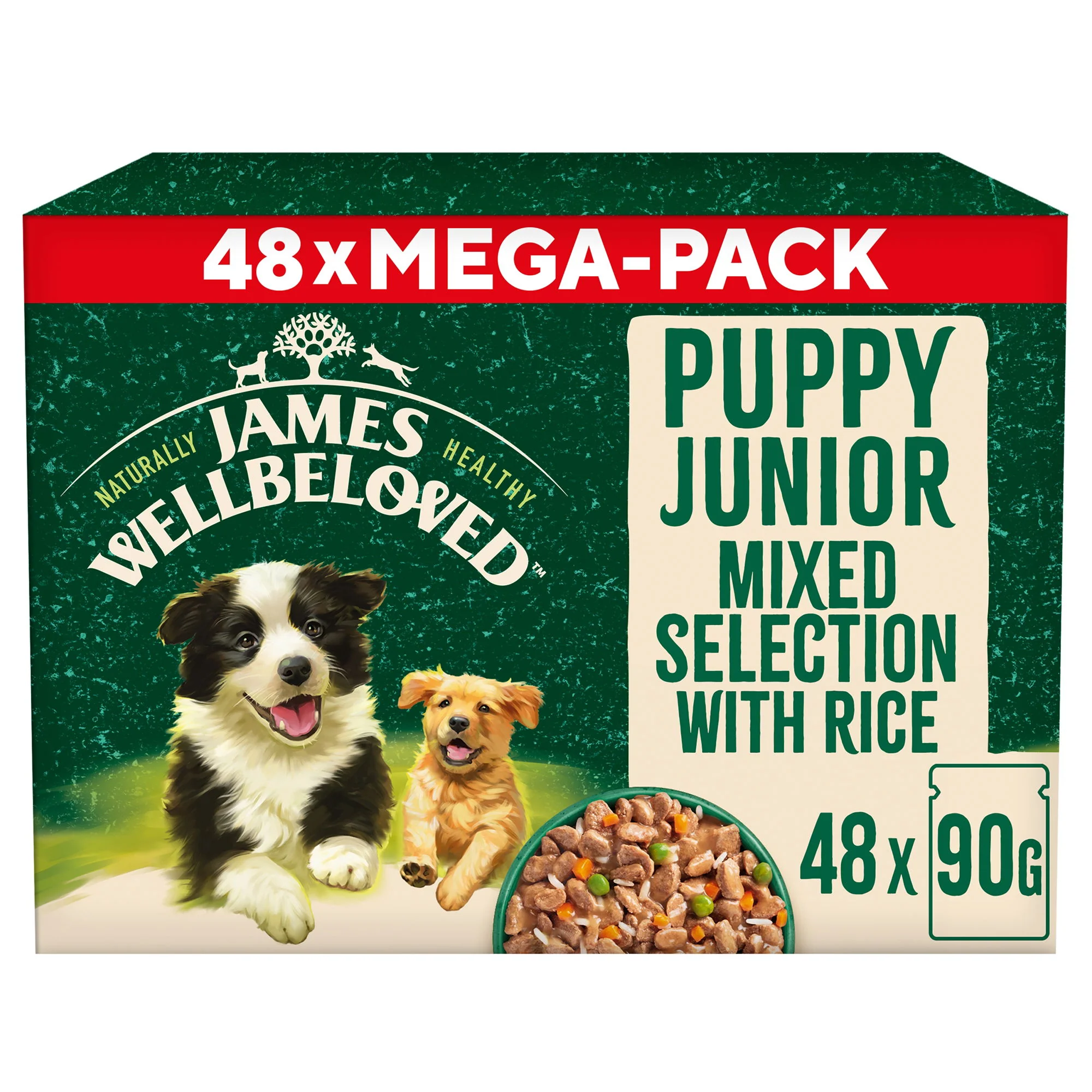 James Wellbeloved Senior Wet Dog Food in Gravy Variety Pack Pouch 48x90g - Image 3