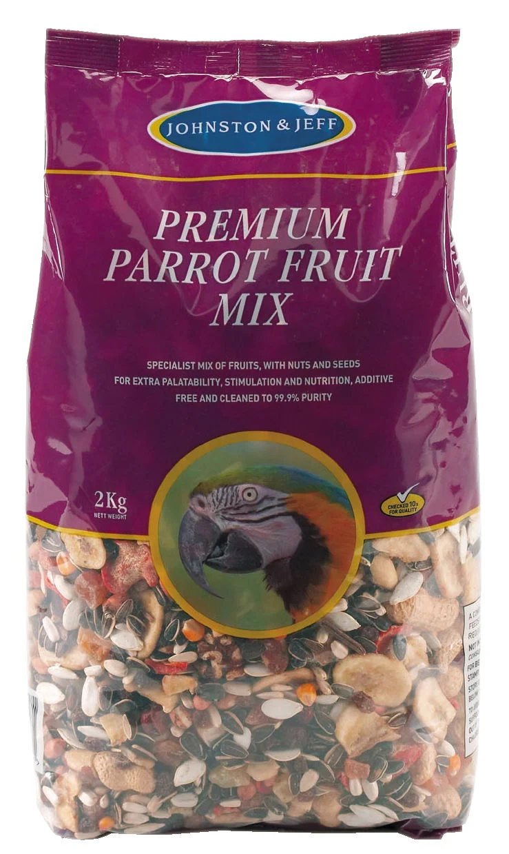 J&j Premium Parrot Fruit Mix 2kg