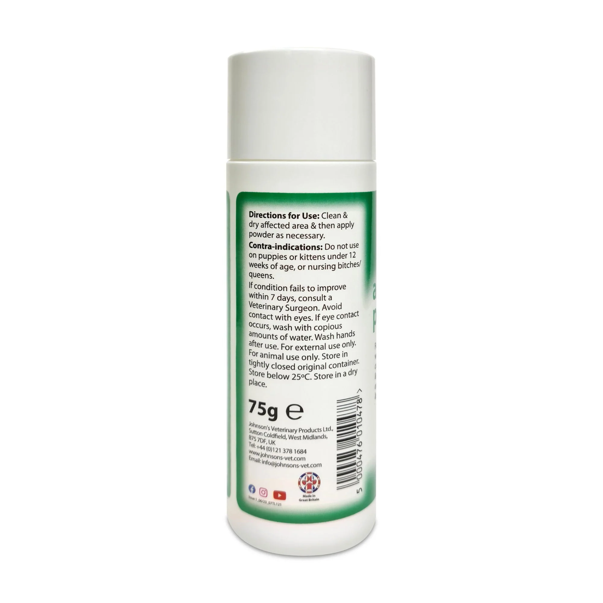 Jvp Antibacterial Powder 75g - Image 2