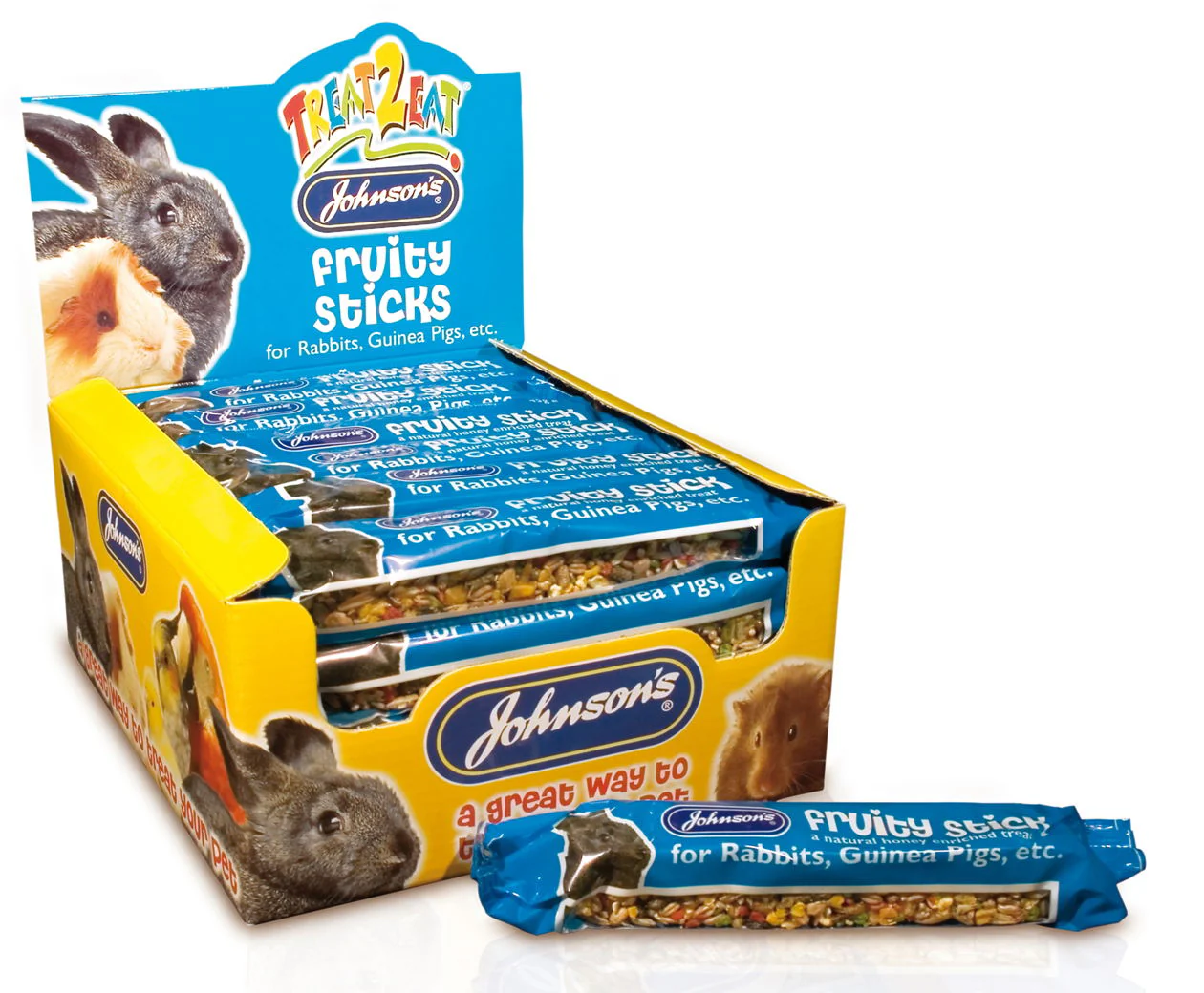Jvp Treat2eat Rabbit/guinea Pig Fruity Sticks 45g