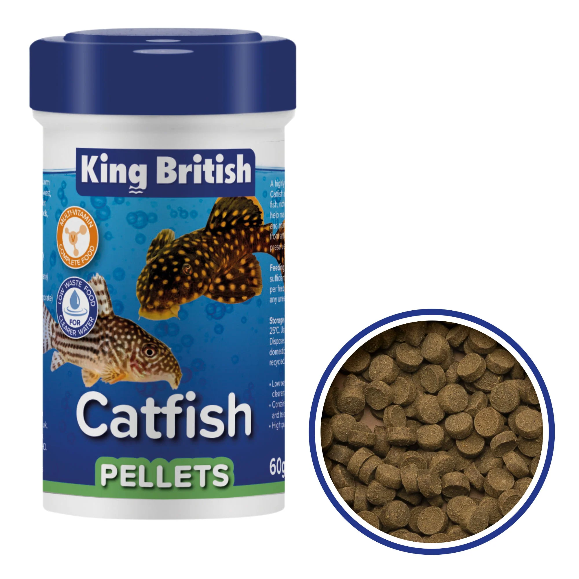 King British Catfish Pellets 60g - Image 2