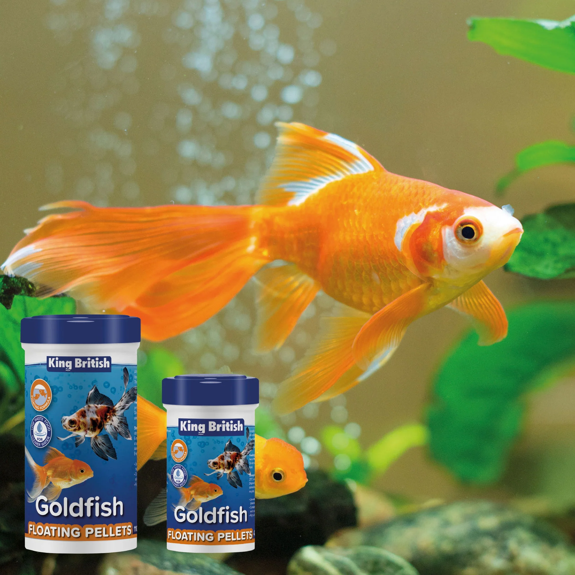 King British Goldfish Floating Pellets 110g - Image 2
