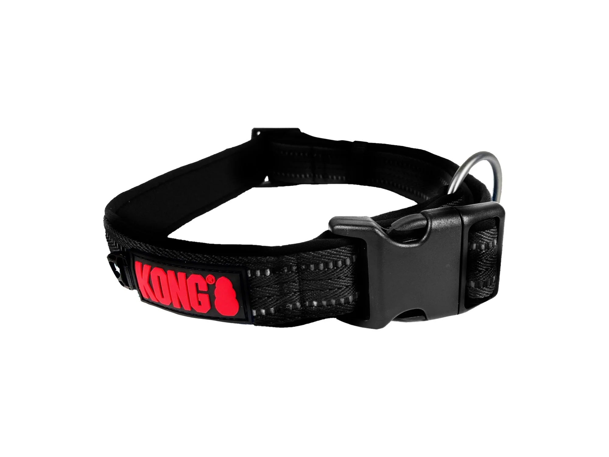 KONG Adjustable Collar Black Xl 38mm W 55-76cm L