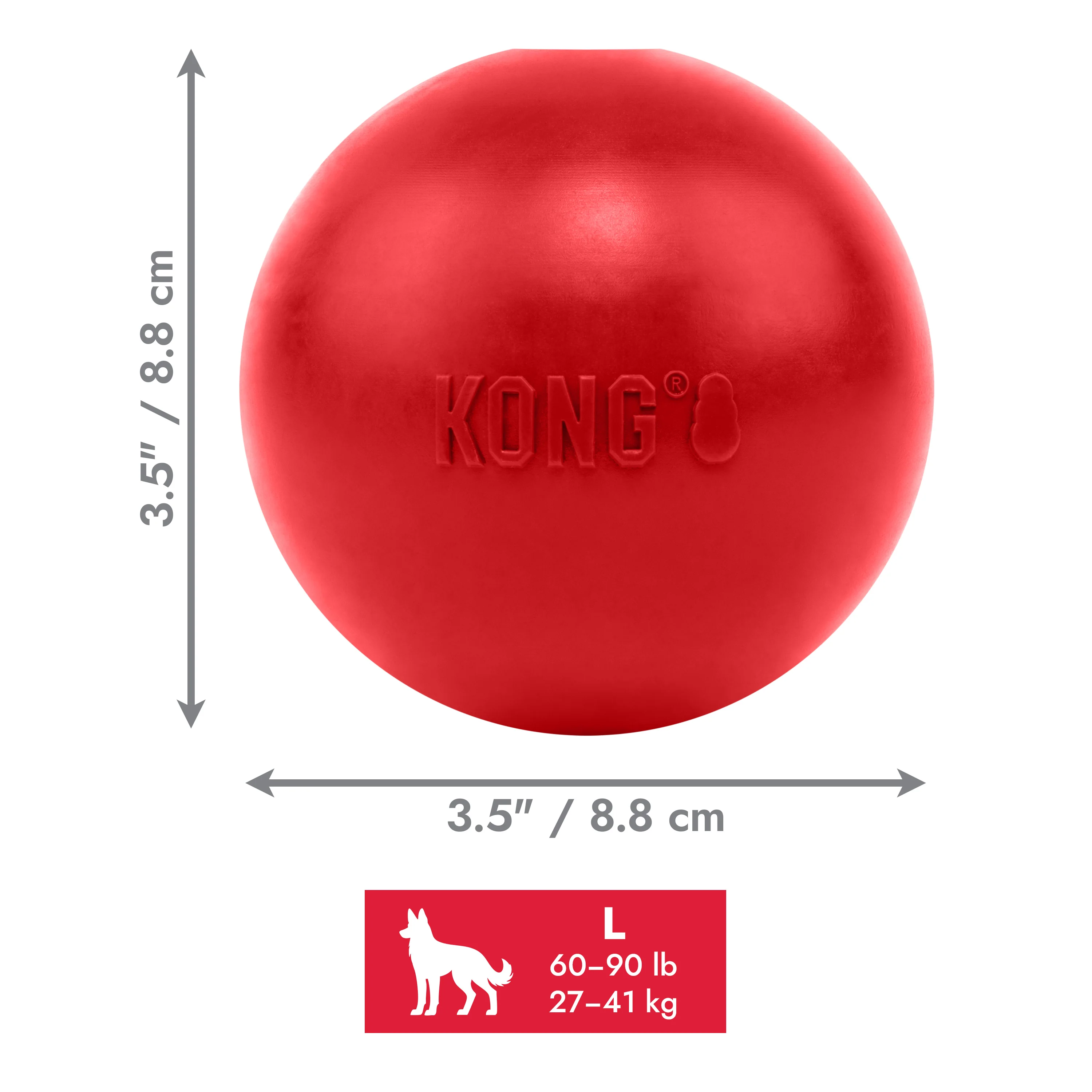 KONG Ball with Hole - Large - Image 3