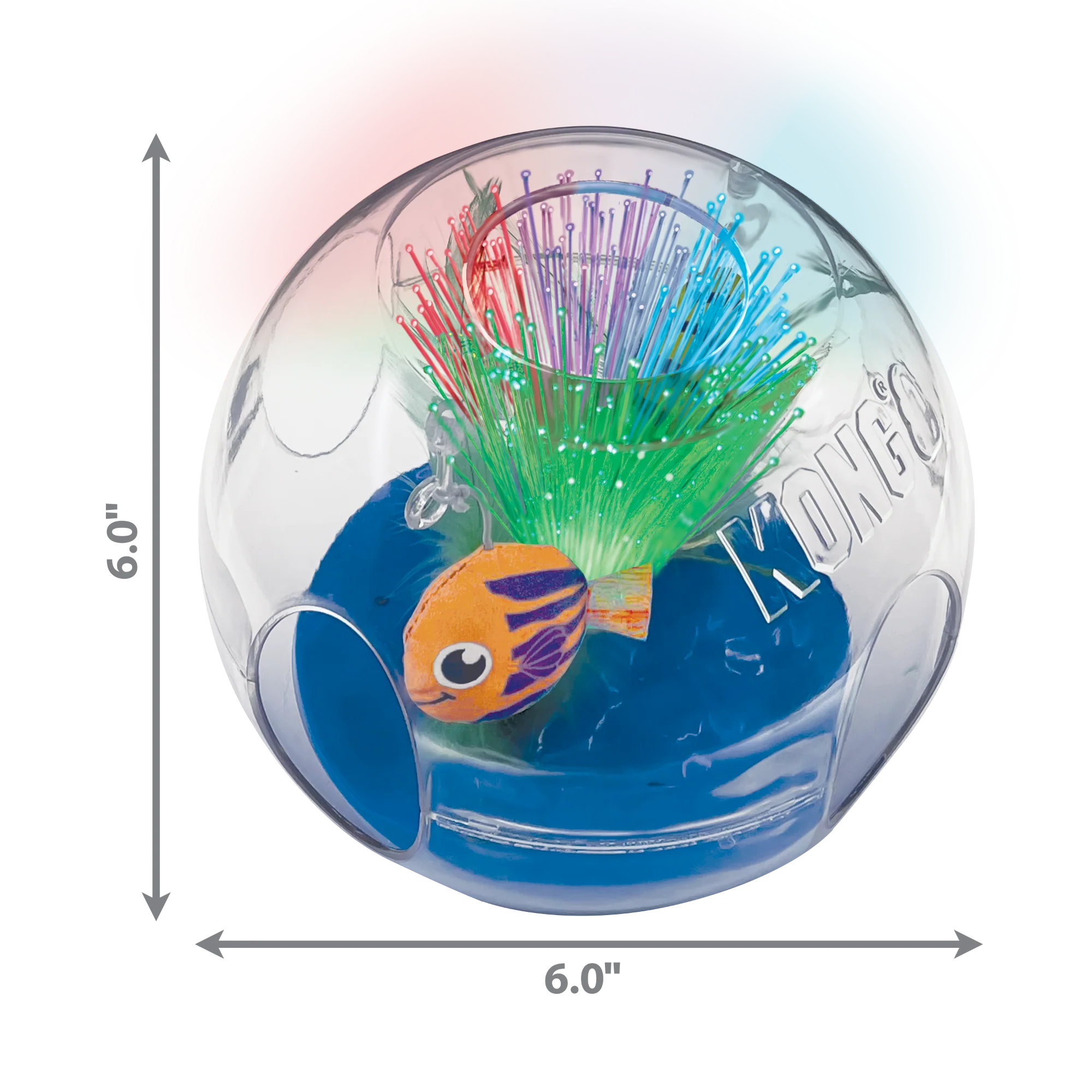 KONG Bat-A-Bout Glow Aquarium Eu - Image 2