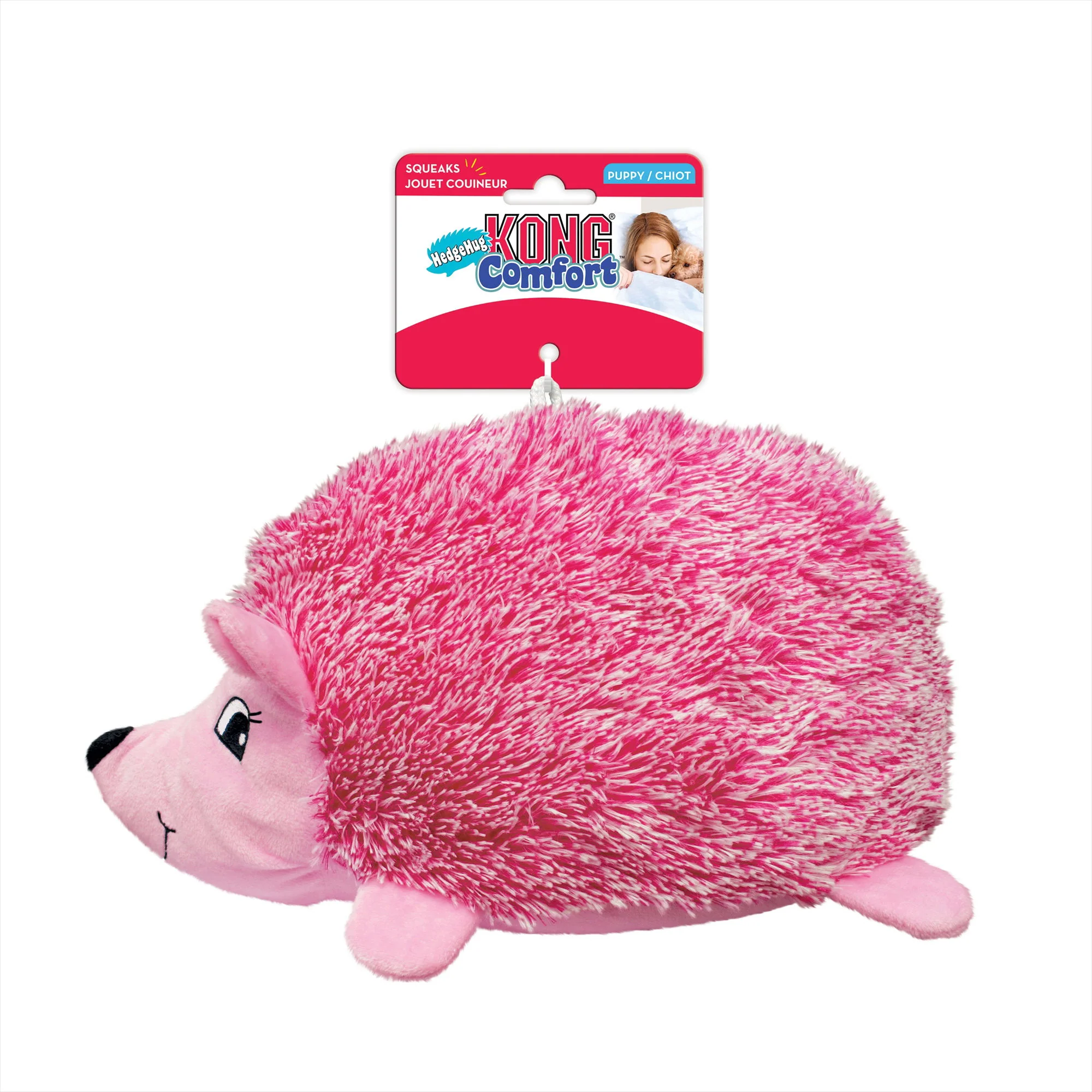 KONG Comfort Hedgehug Puppy Assorted Xtra Small