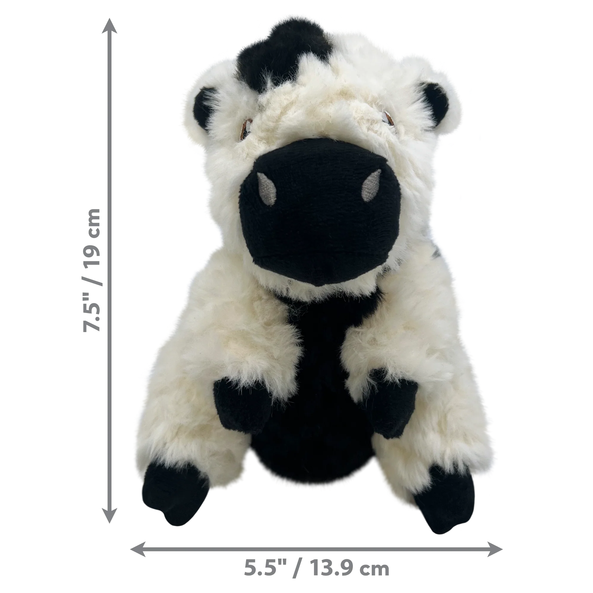 KONG Comfort Tykes Cow Dog Toy - Small - Image 2