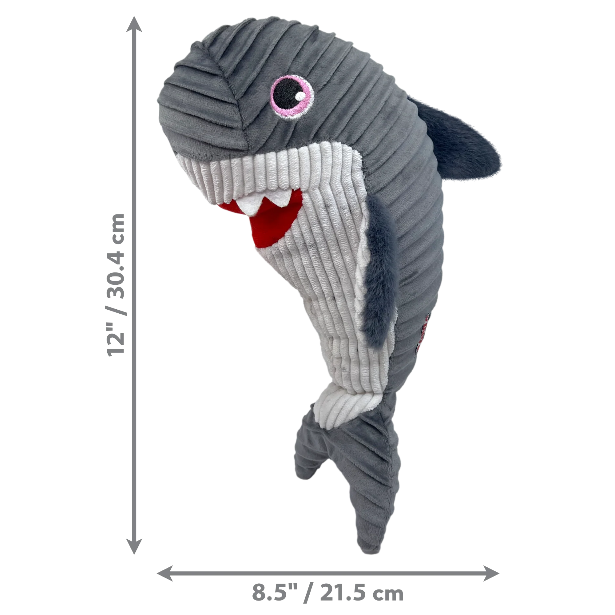 KONG Cuteseas Rufflez Shark Medium/Large - Image 2