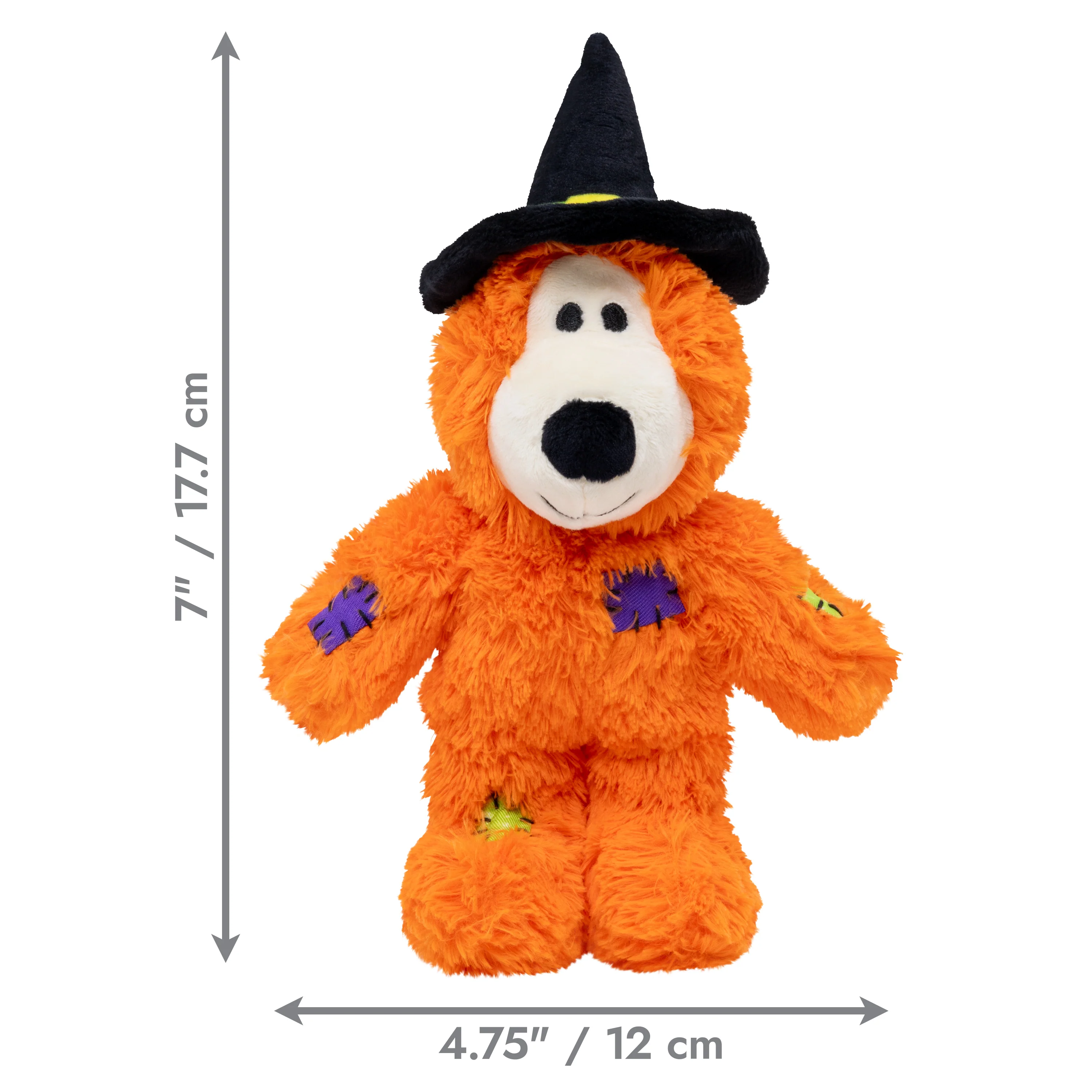 KONG Halloween Wild Knots Witch Bear Orange Small/Medium - Image 2